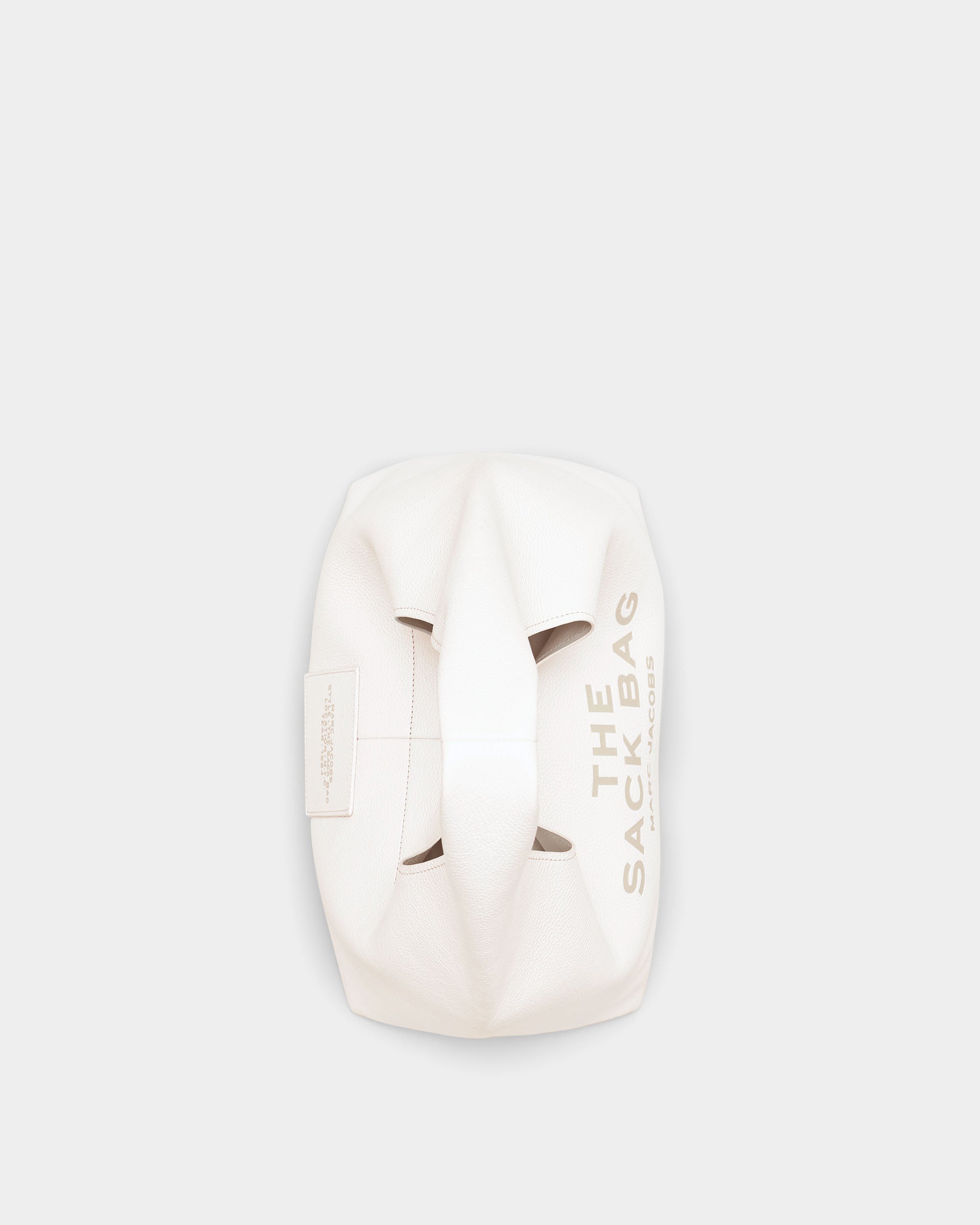 MARC JACOBS The Sack 大型白色皮革手袋