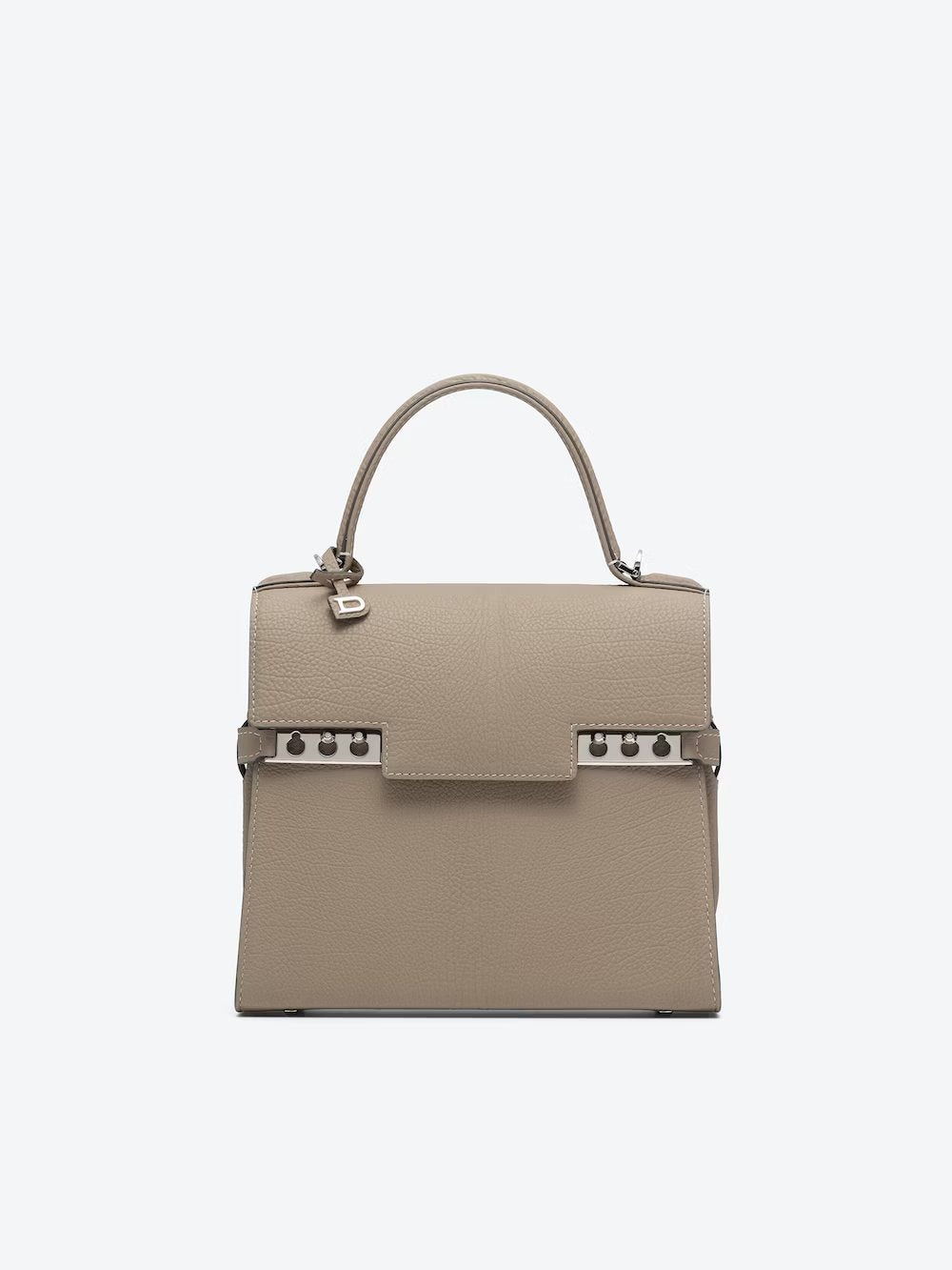 Tempête PM Crispy Calf - Tourterelle I - Ivory