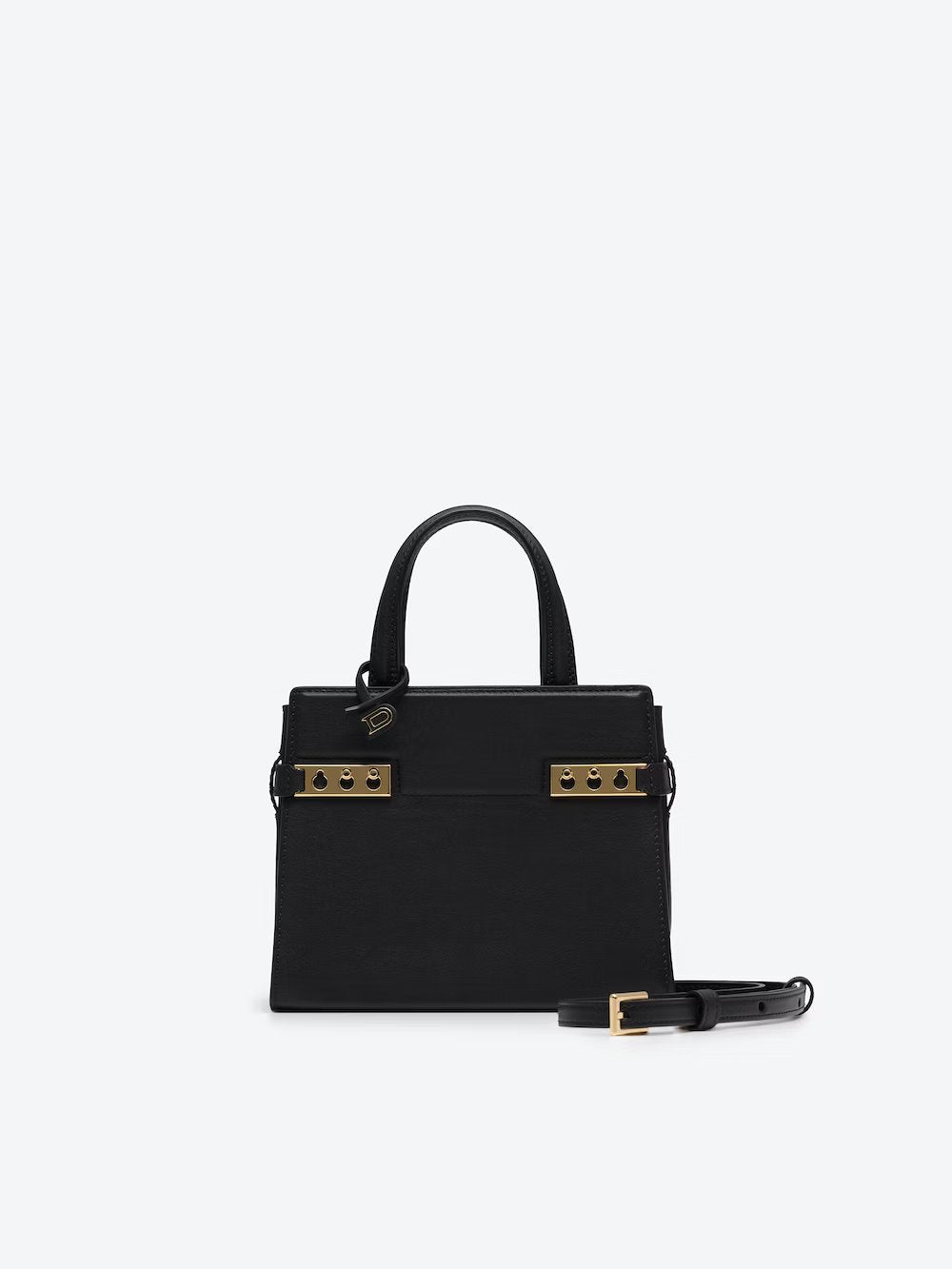 Tempête Crush Small Silky Calf - Noir