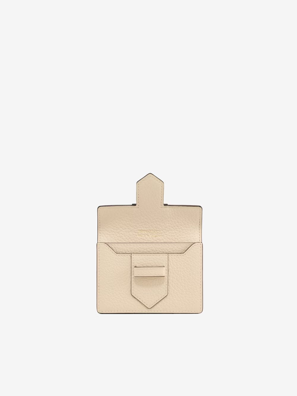 Presse Card Holder Taurillon Soft - Angora