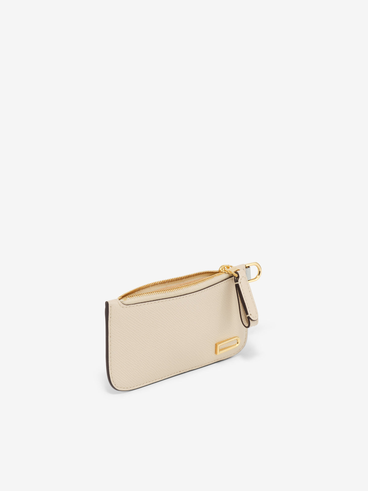 Vagabond Zipped Card Holder Alpina Calf - Angora - Cloud