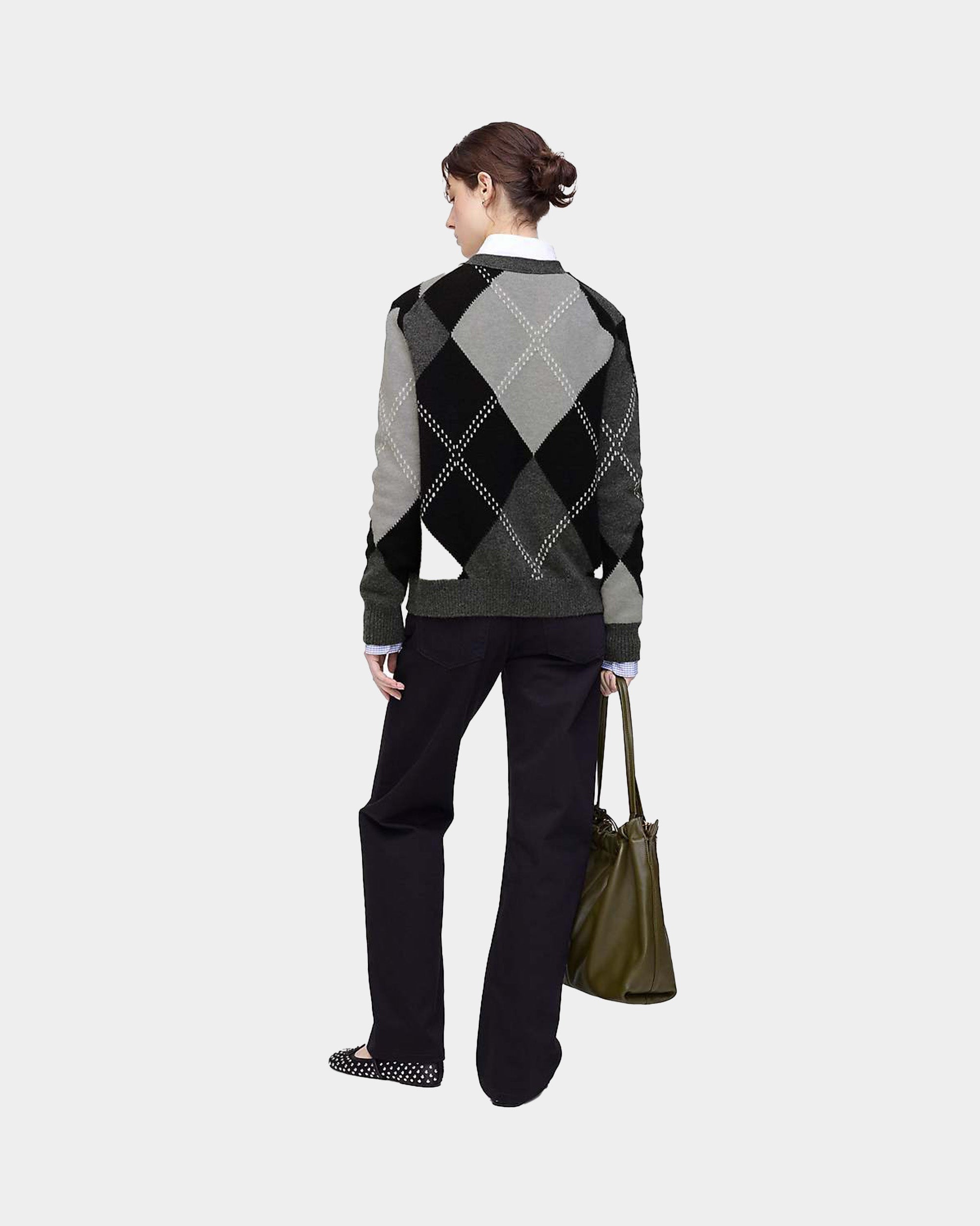 MARC JACOBS 菱格針織開襟衫