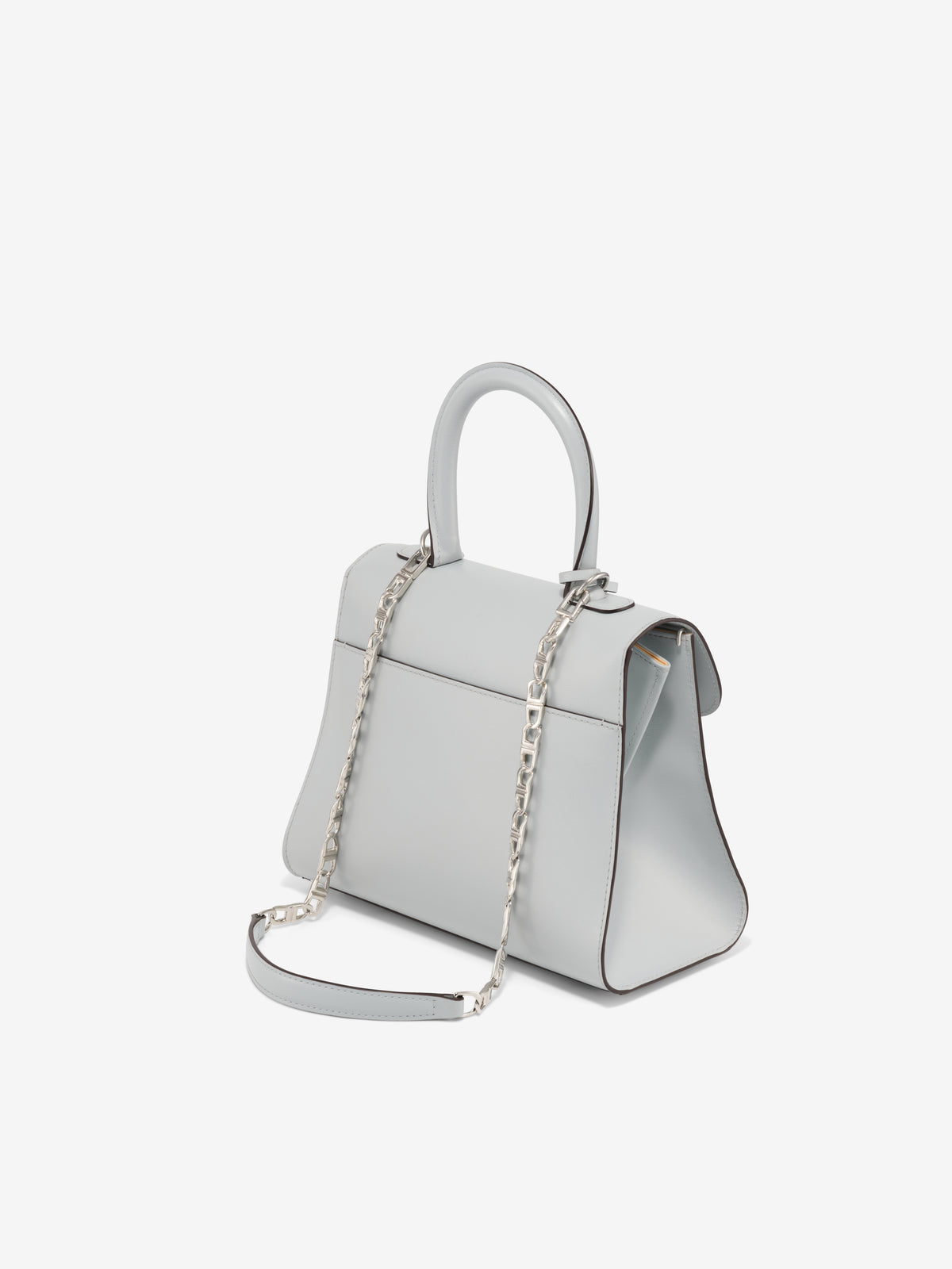 Short D Chain Strap Box Calf - Cloud