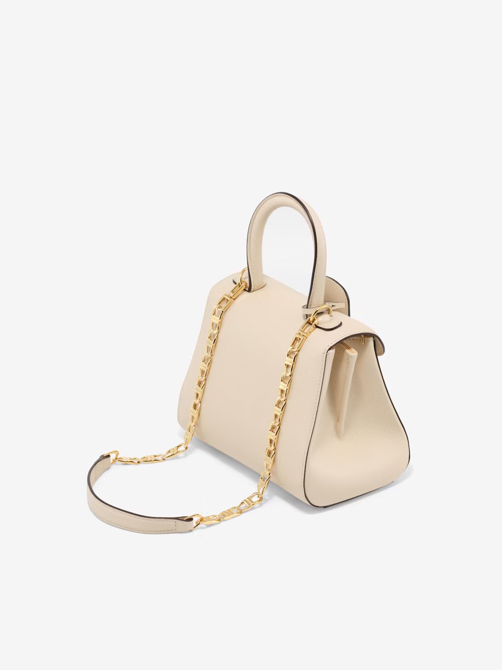 Short D Chain Strap Rodéo Calf - Angora
