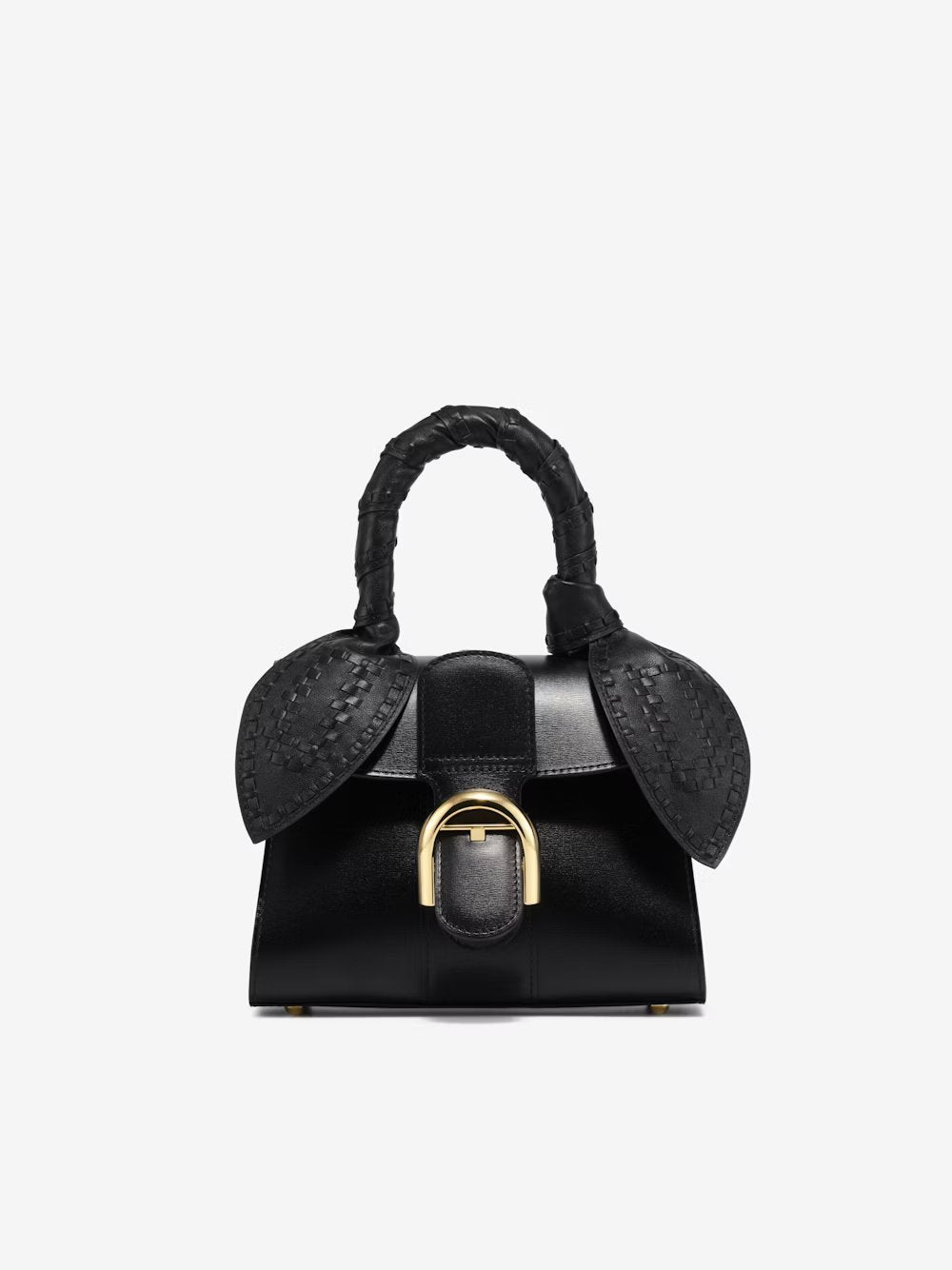 Handle Ribbon Toile de Cuir Silky Calf - Black