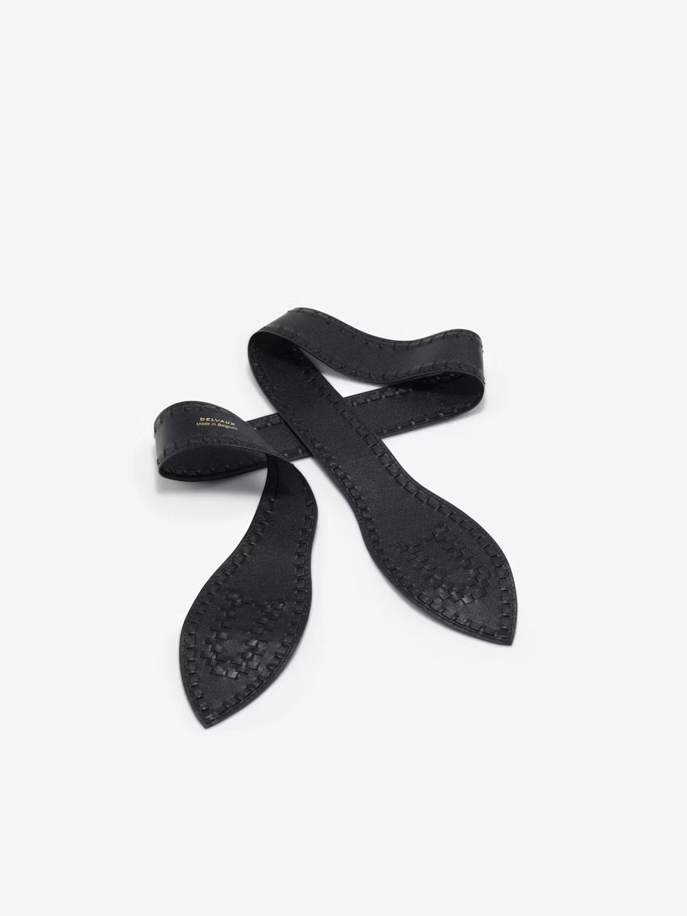 Handle Ribbon Toile de Cuir Silky Calf - Black