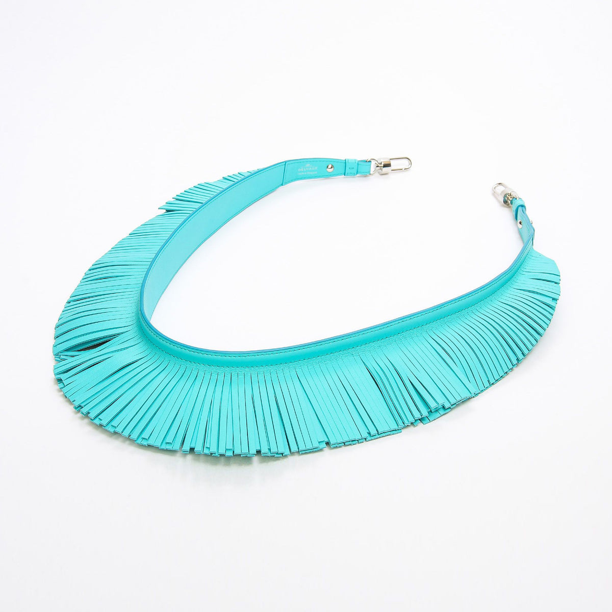 Removable Shoulder Strap Supple Calf - Turquoise