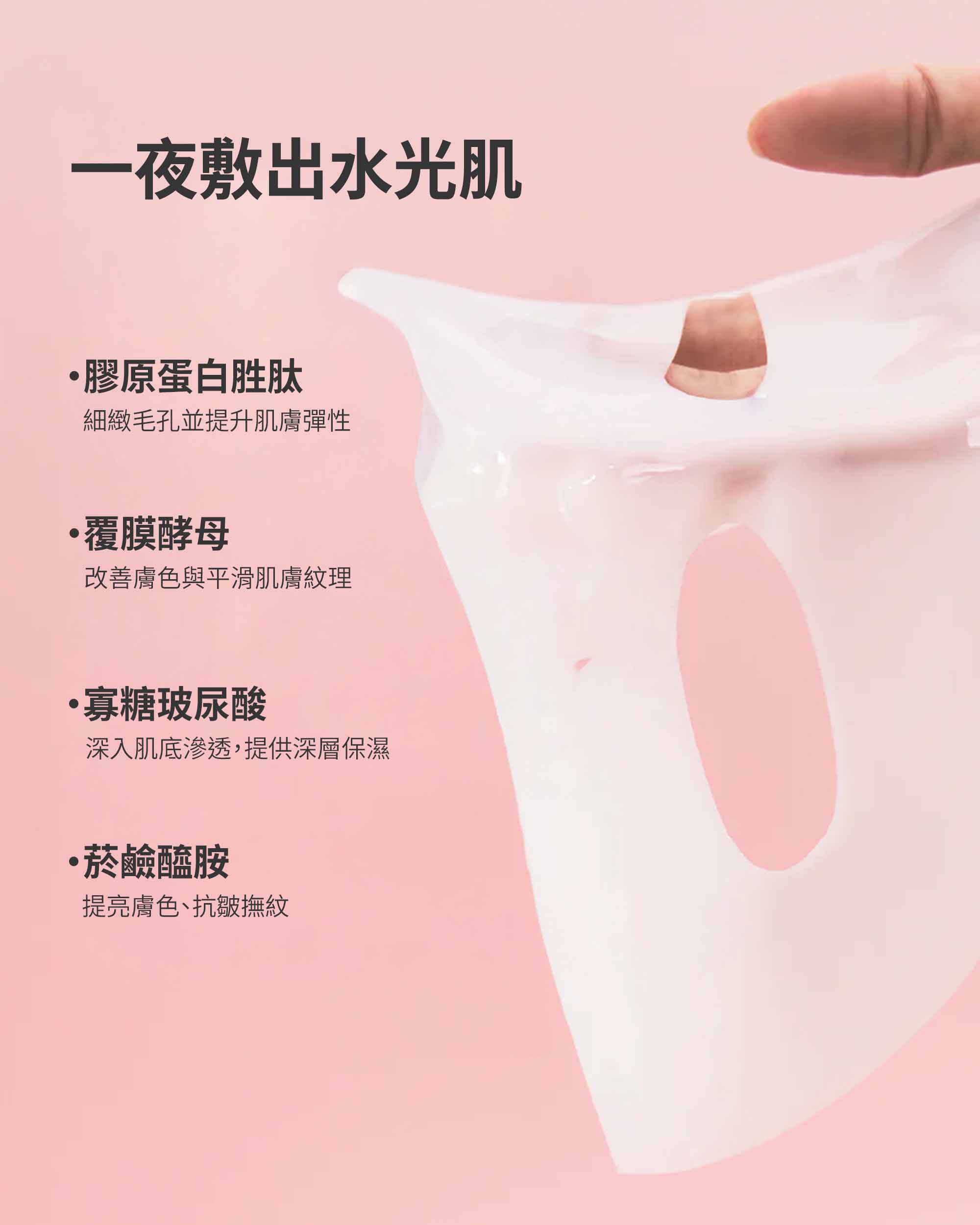 膠原蛋白實感深層全效面膜 4P