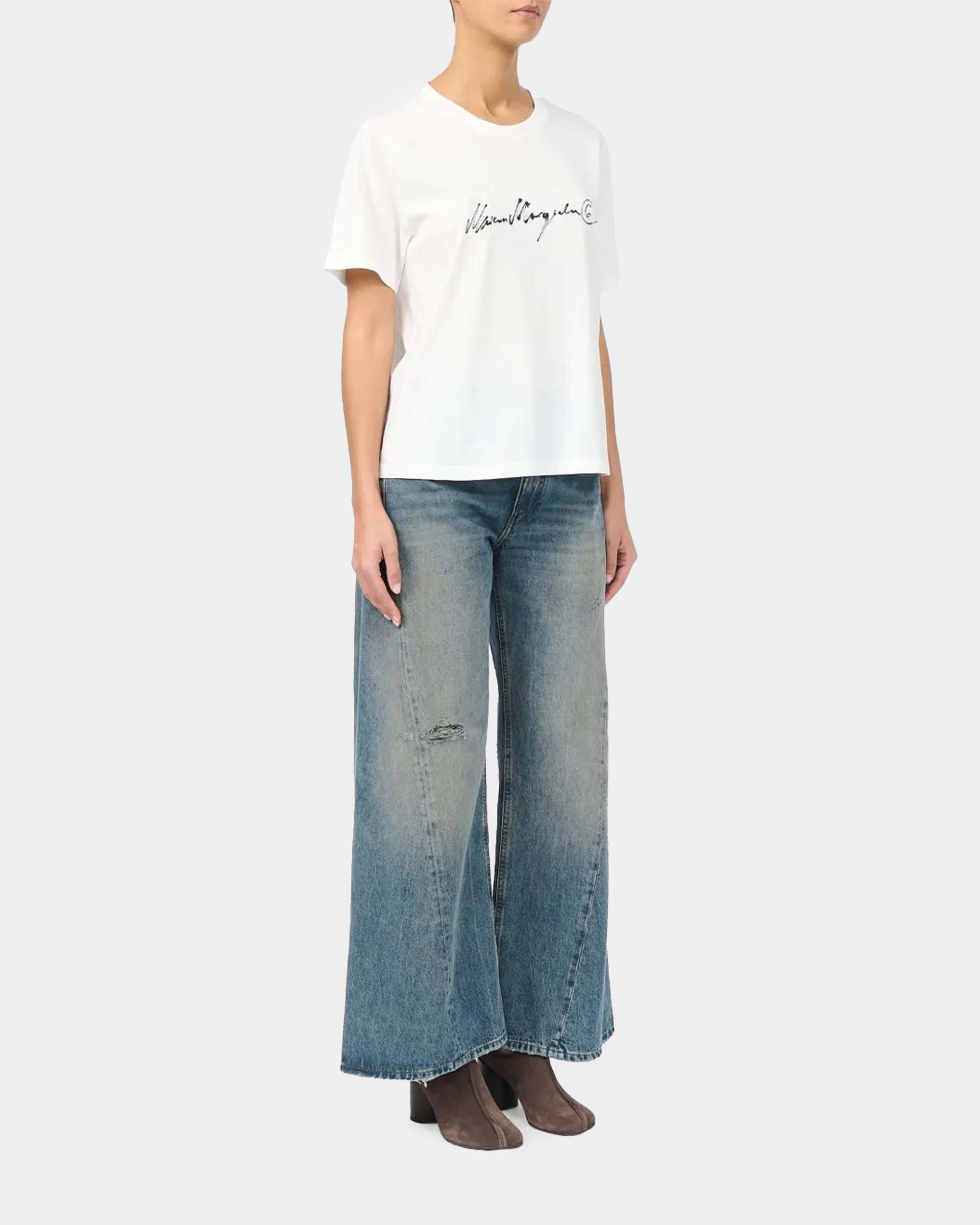 字母短T-Shirt