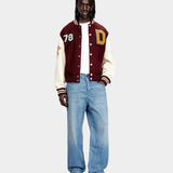 低腰寬版牛仔褲