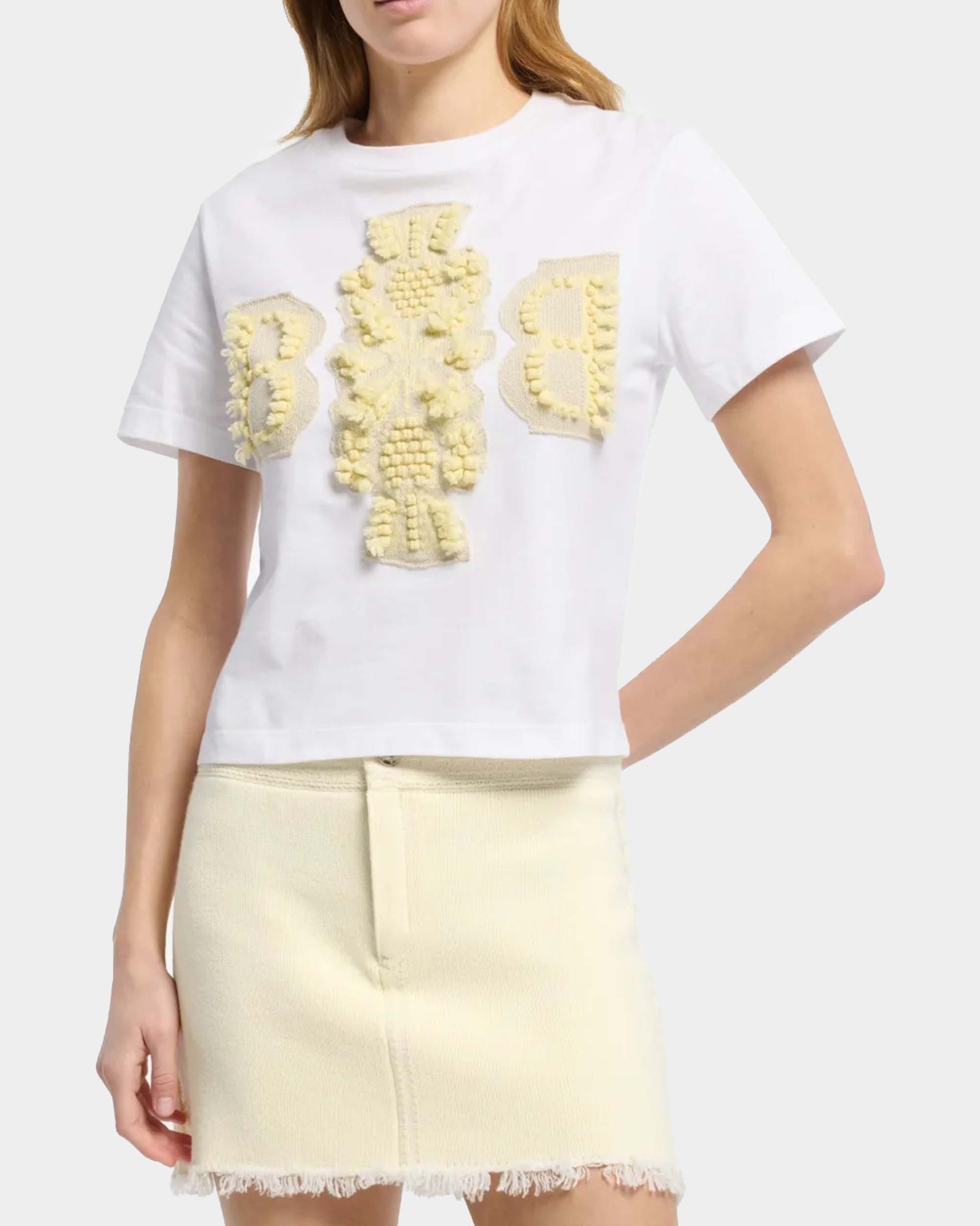 繡花LOGO短T-Shirt