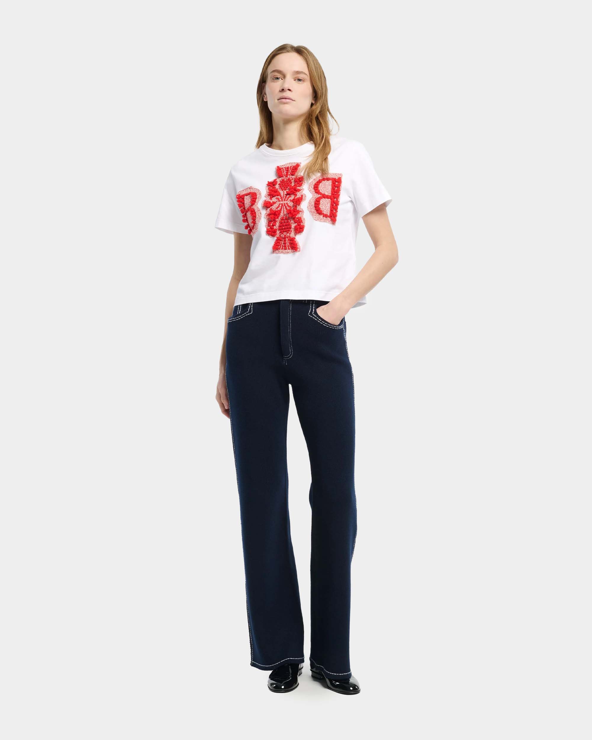 繡花LOGO短T-Shirt