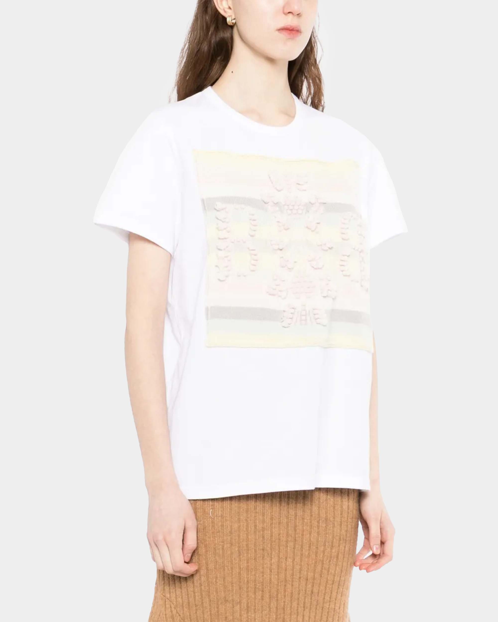 繡花LOGO短 T-Shirt