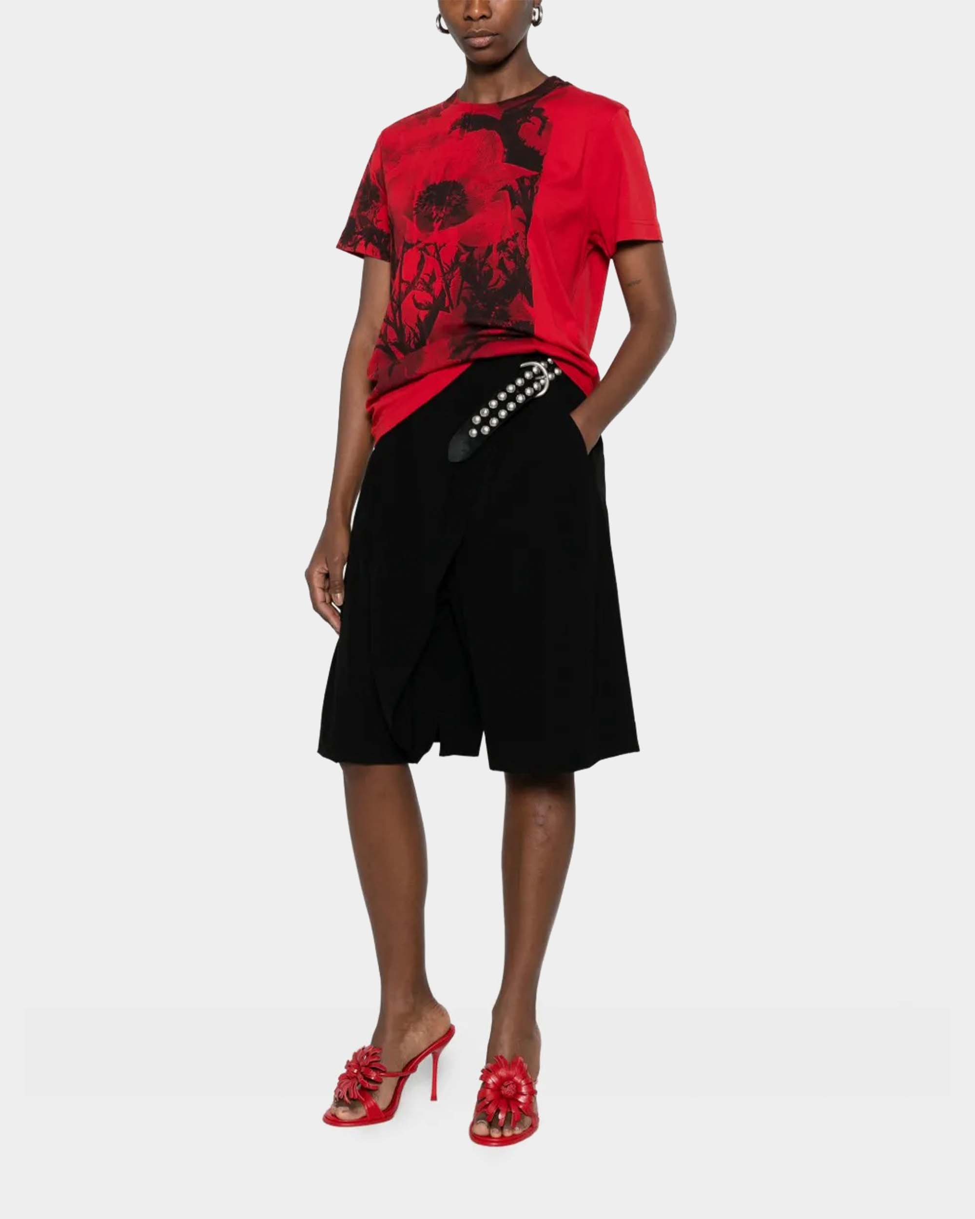 黑圖紋短袖T-shirt