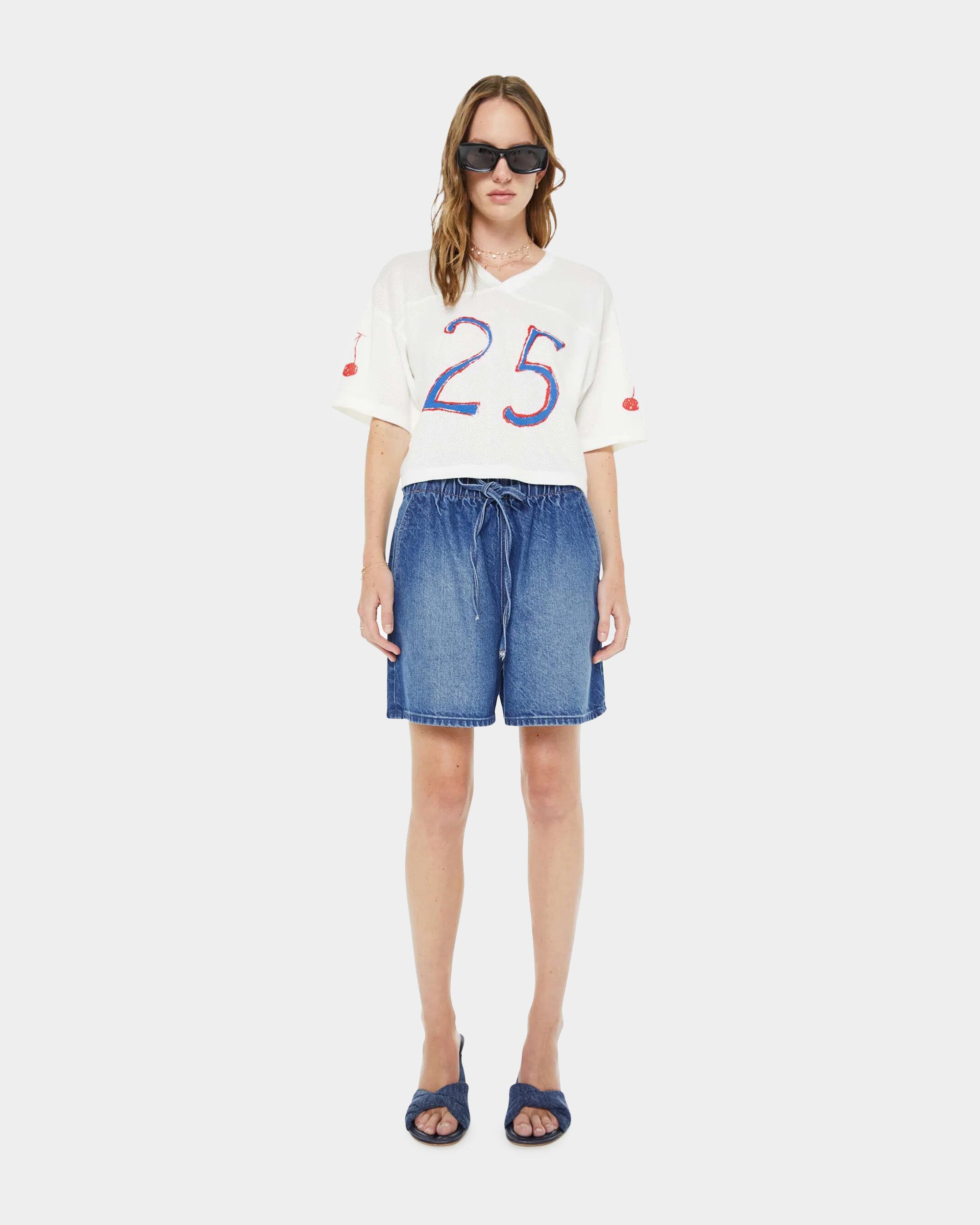 數字V領短袖Tshirt