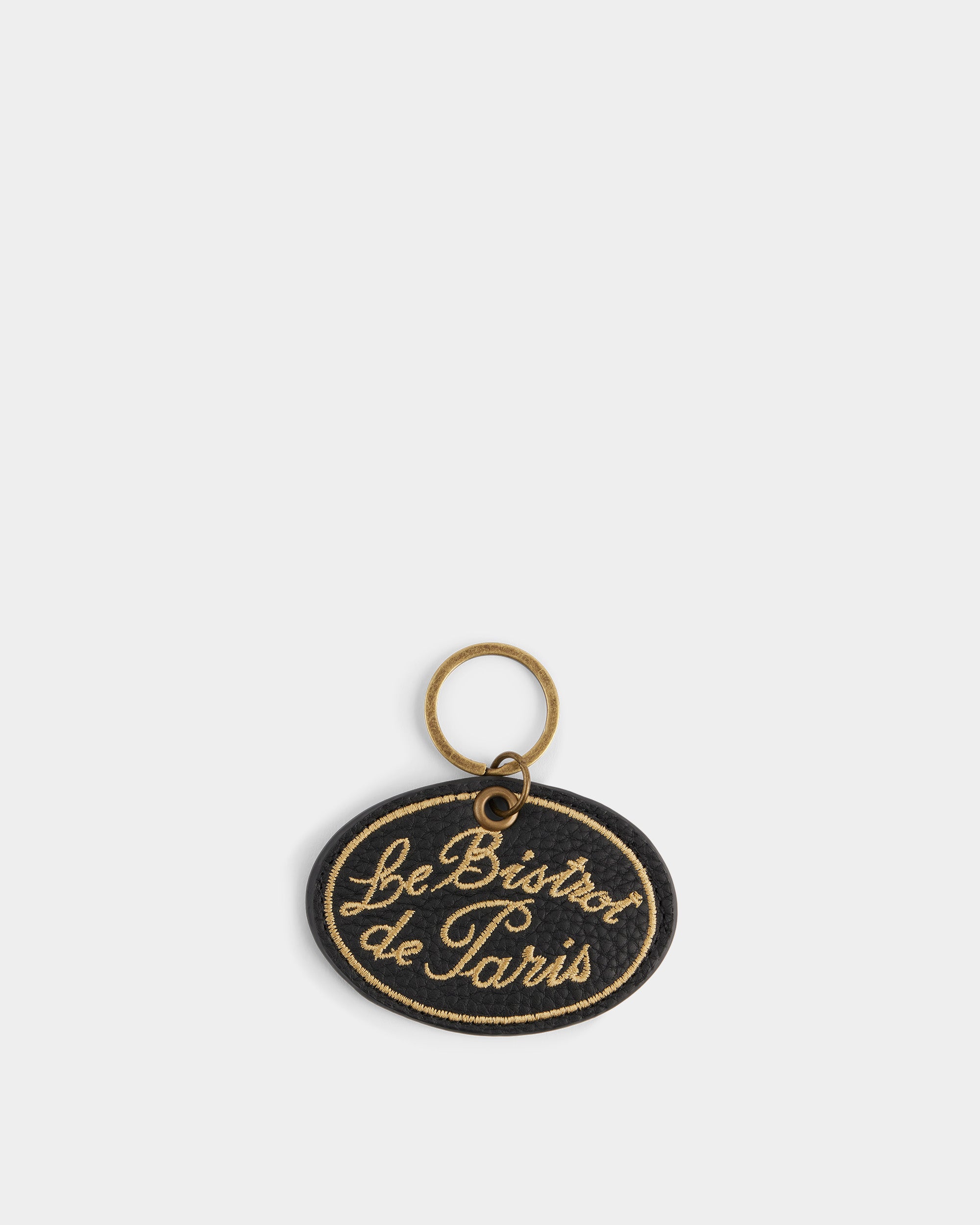 Bistrot de Paris Logo 皮革鑰匙圈