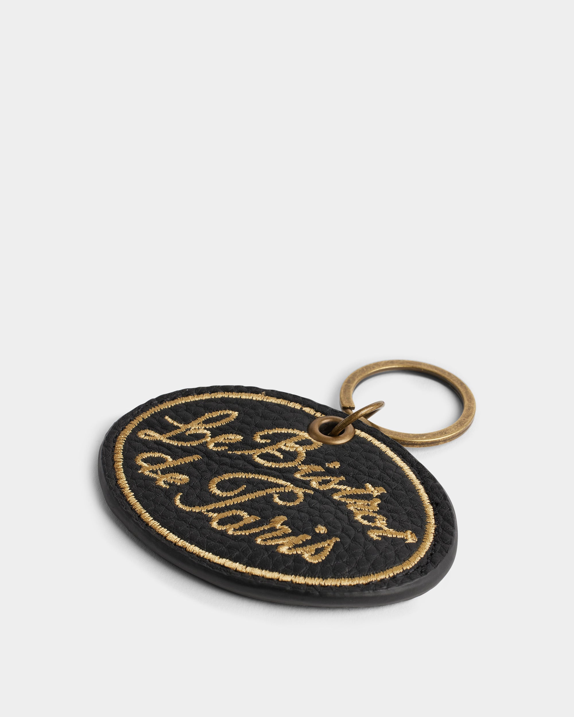 Bistrot de Paris Logo 皮革鑰匙圈
