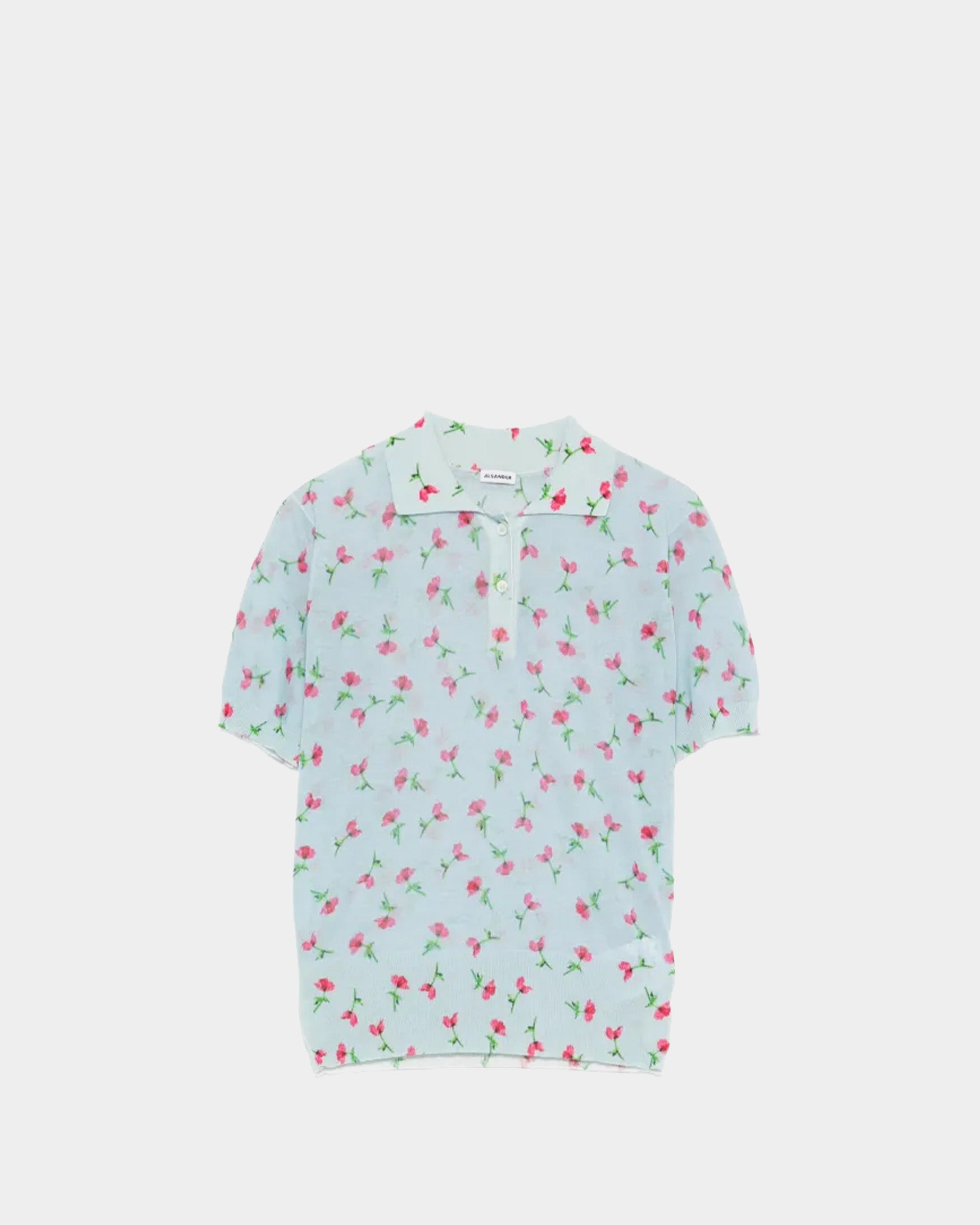 印花 POLO 上衣