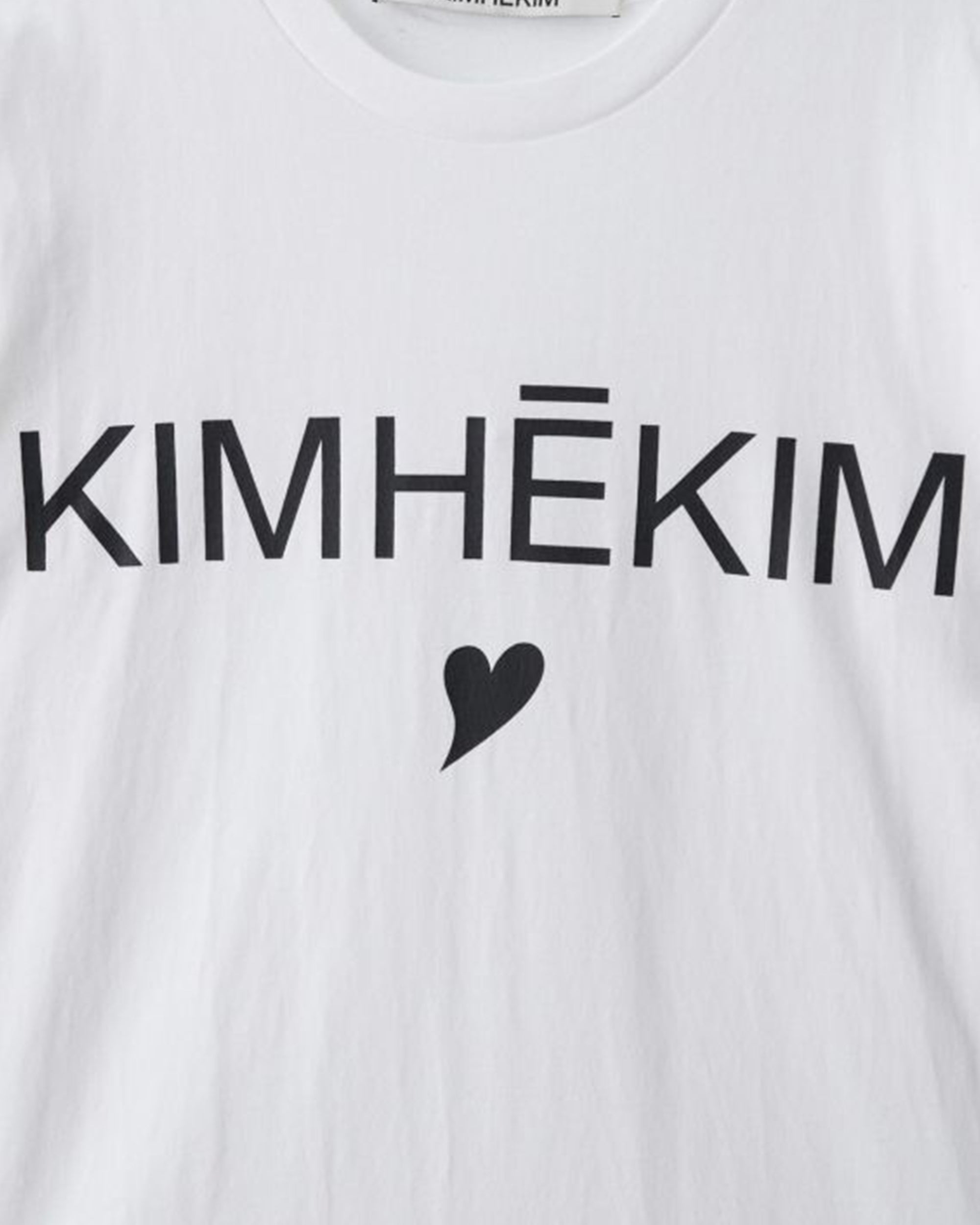愛心 LOGO 短袖白Tshirt
