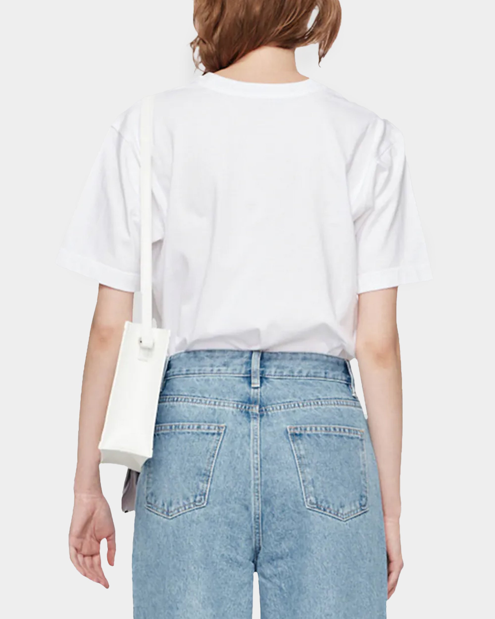 愛心 LOGO 短袖白Tshirt
