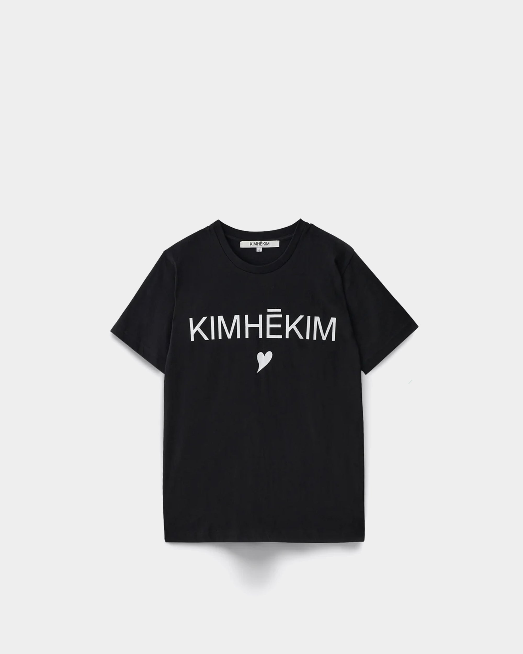 愛心 LOGO 短袖黑Tshirt