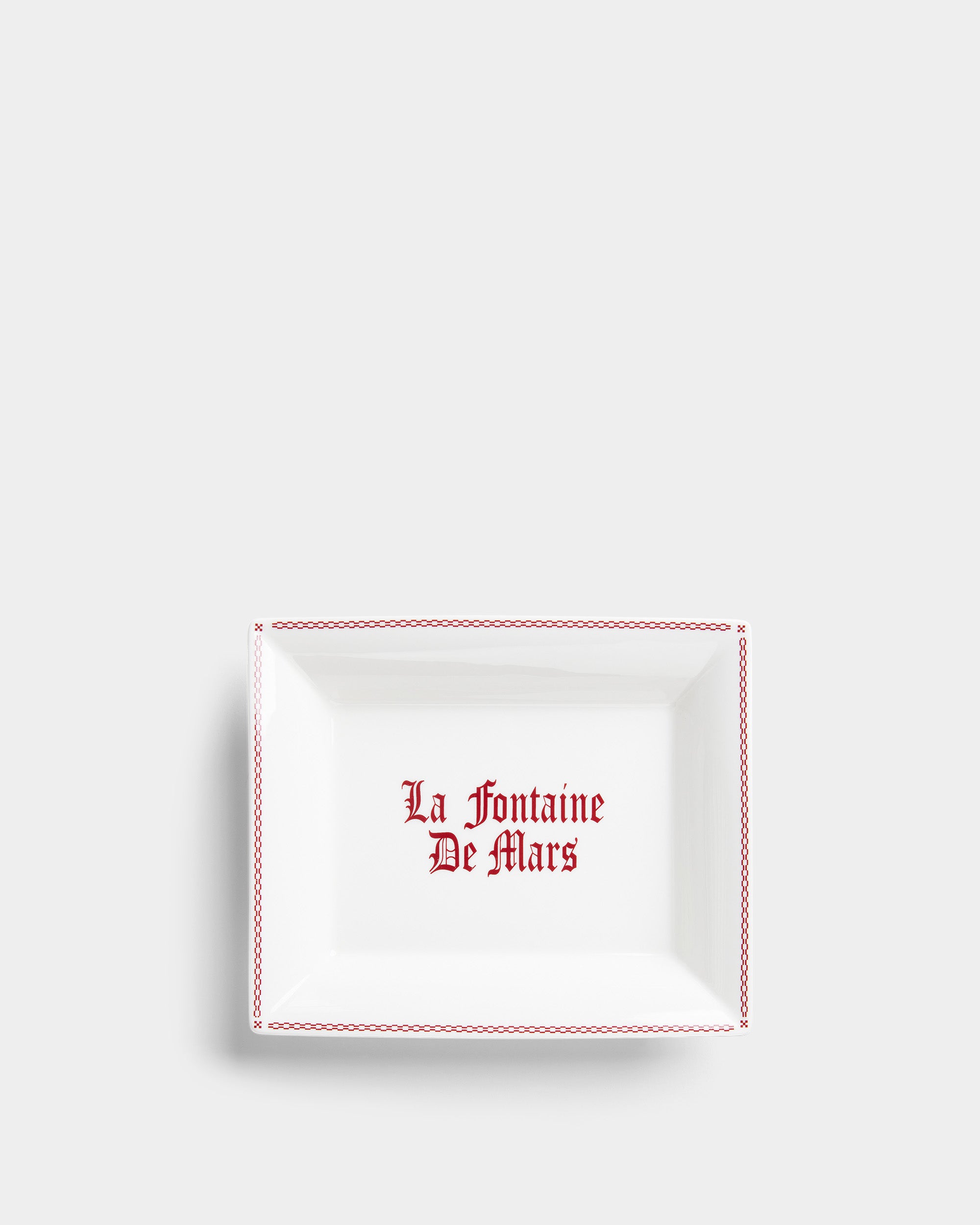 La Fontaine de Mars 方形瓷製托盤