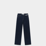 標誌性織標原色丹寧褲