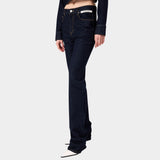 標誌性織標原色丹寧褲