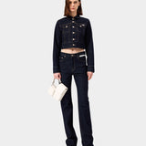 標誌性織標原色丹寧褲