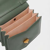 三層金釦側背包