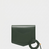 三層金釦側背包