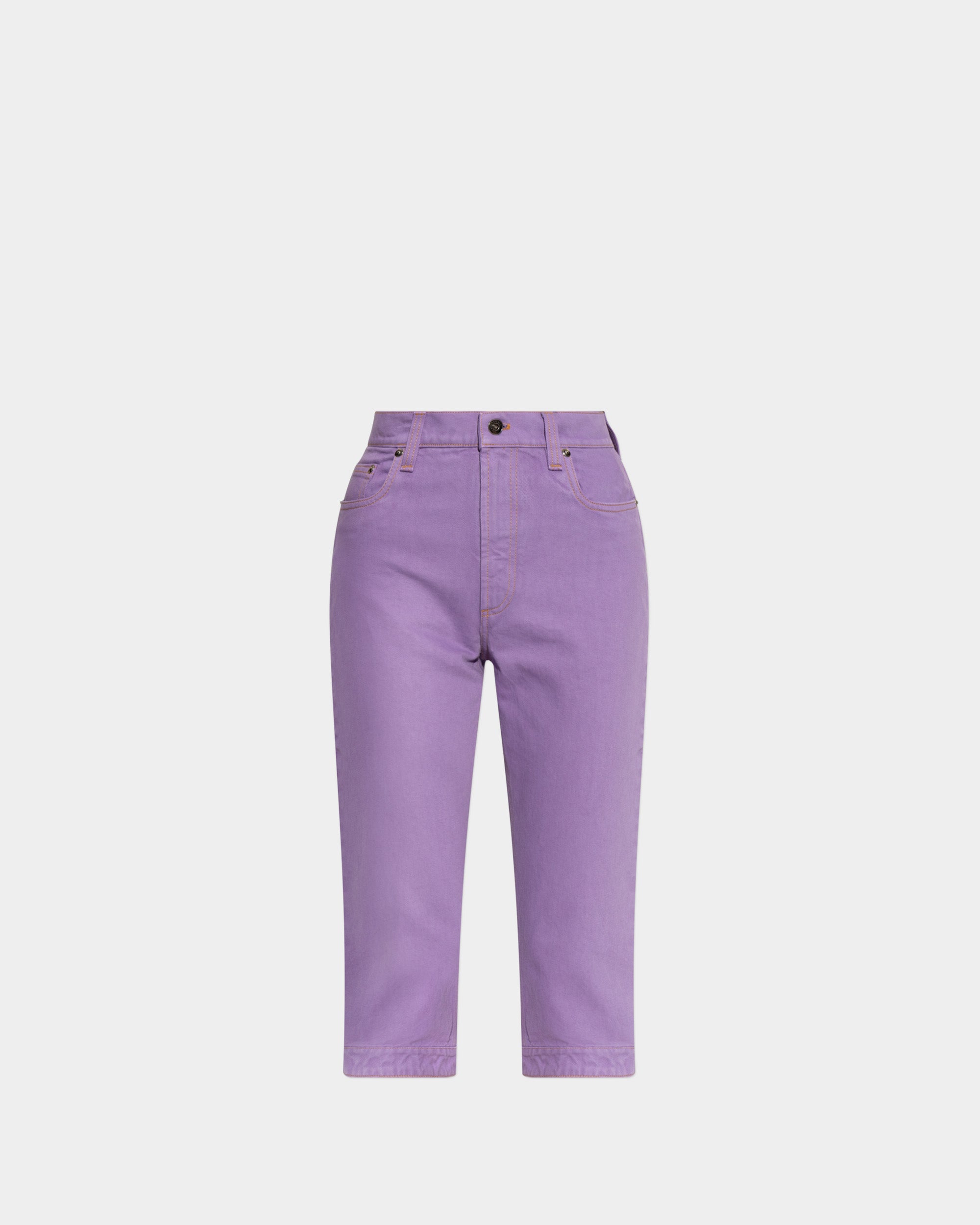 合身丹寧七分褲