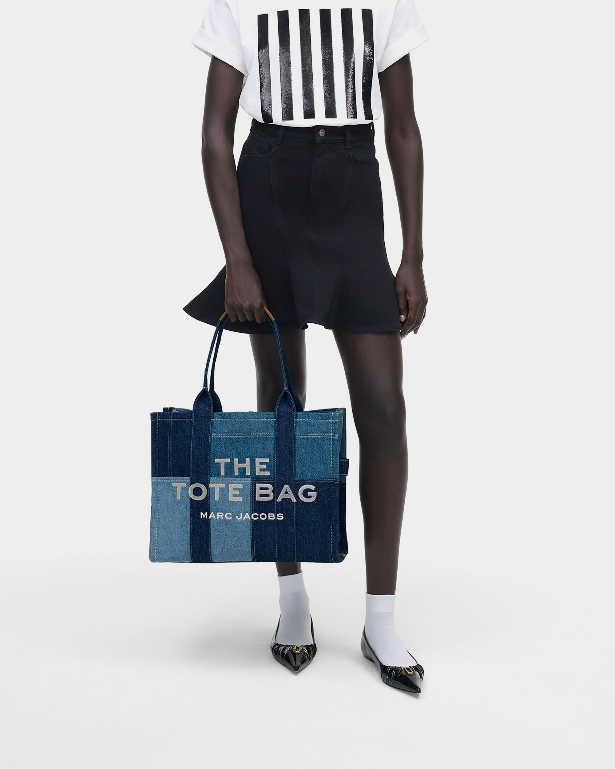 MARC JACOBS 大型丹寧托特包