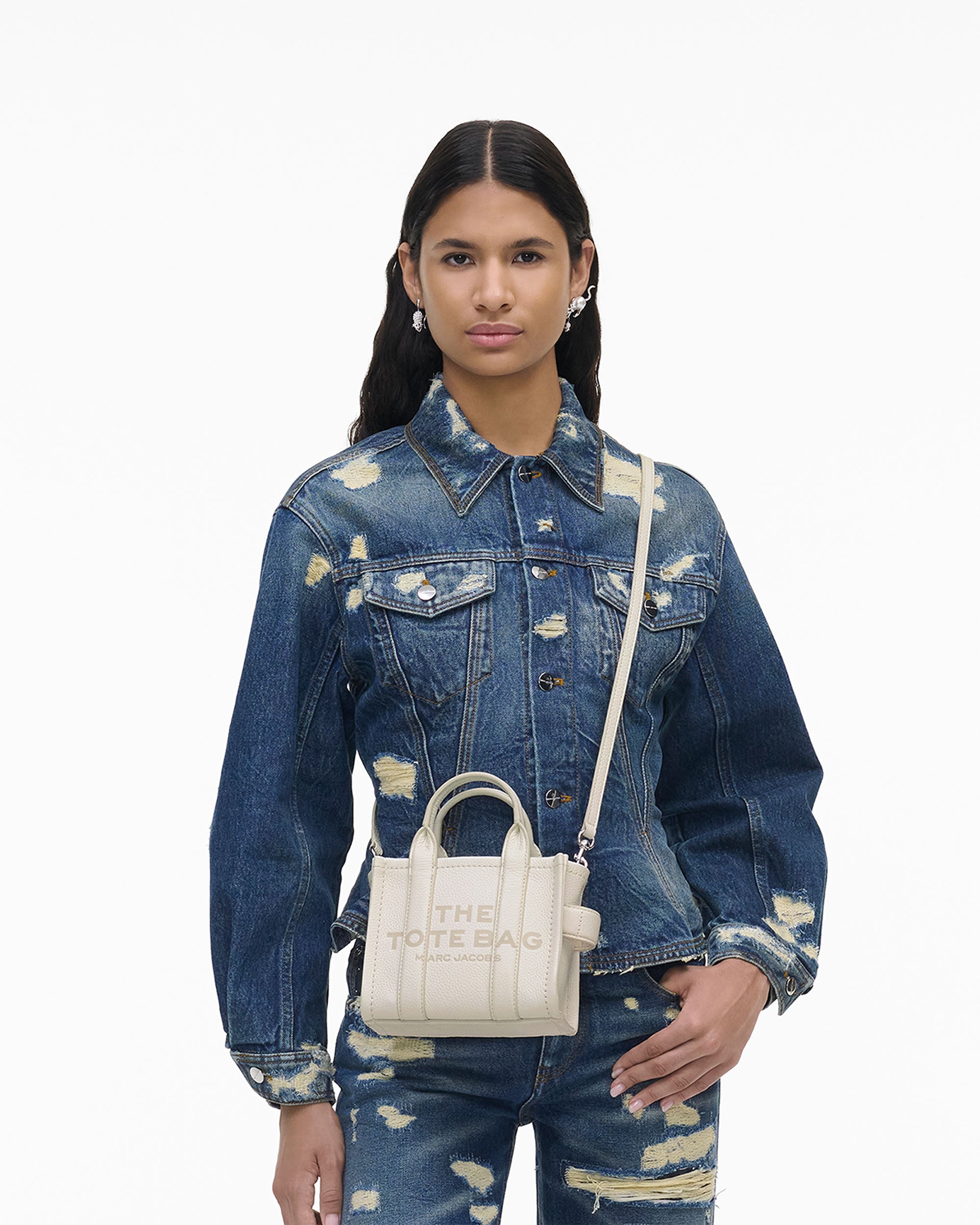 MARC JACOBS THE™ 系列迷你皮革托特包 - 4款顏色