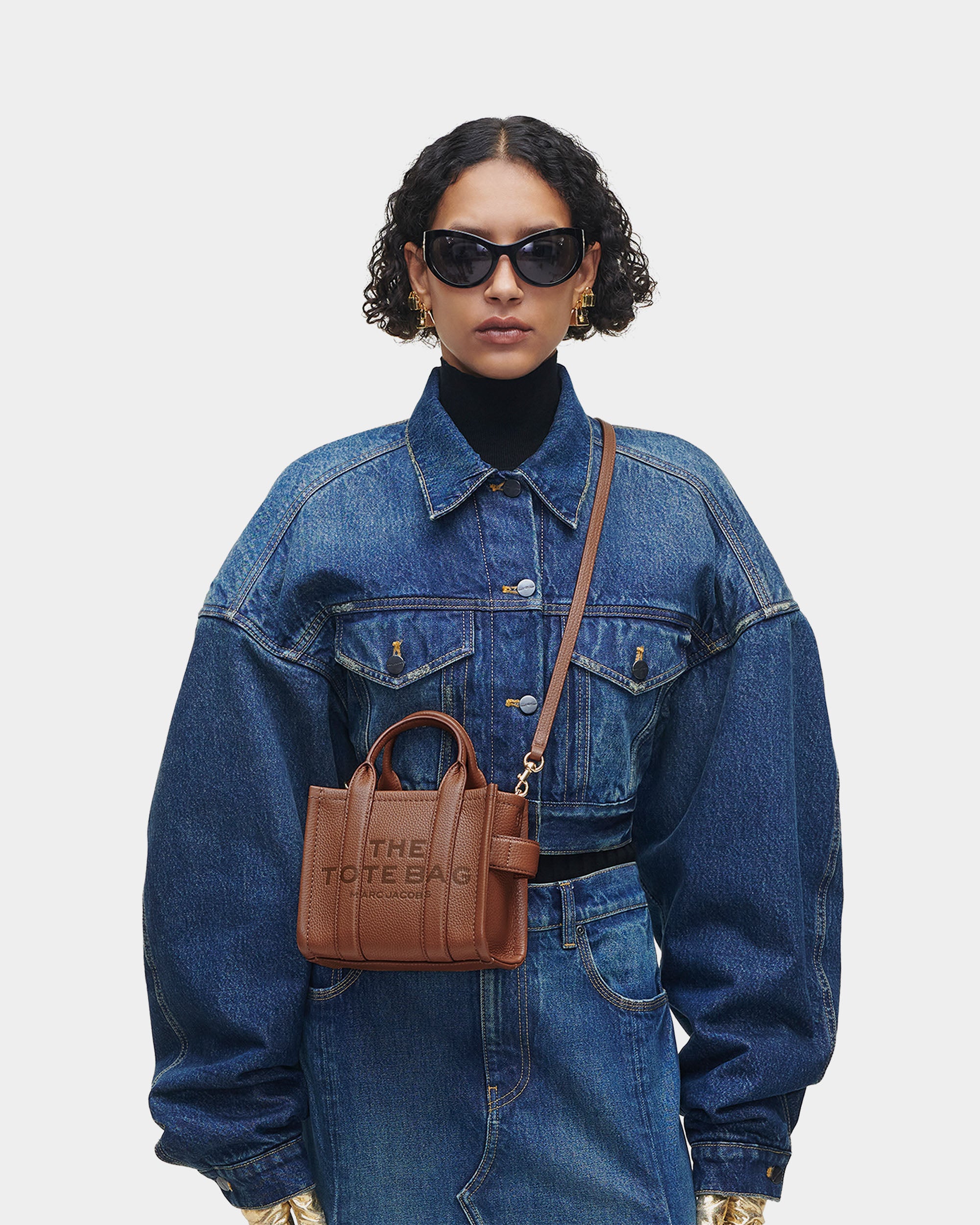 MARC JACOBS THE™ 系列迷你皮革托特包 - 4款顏色