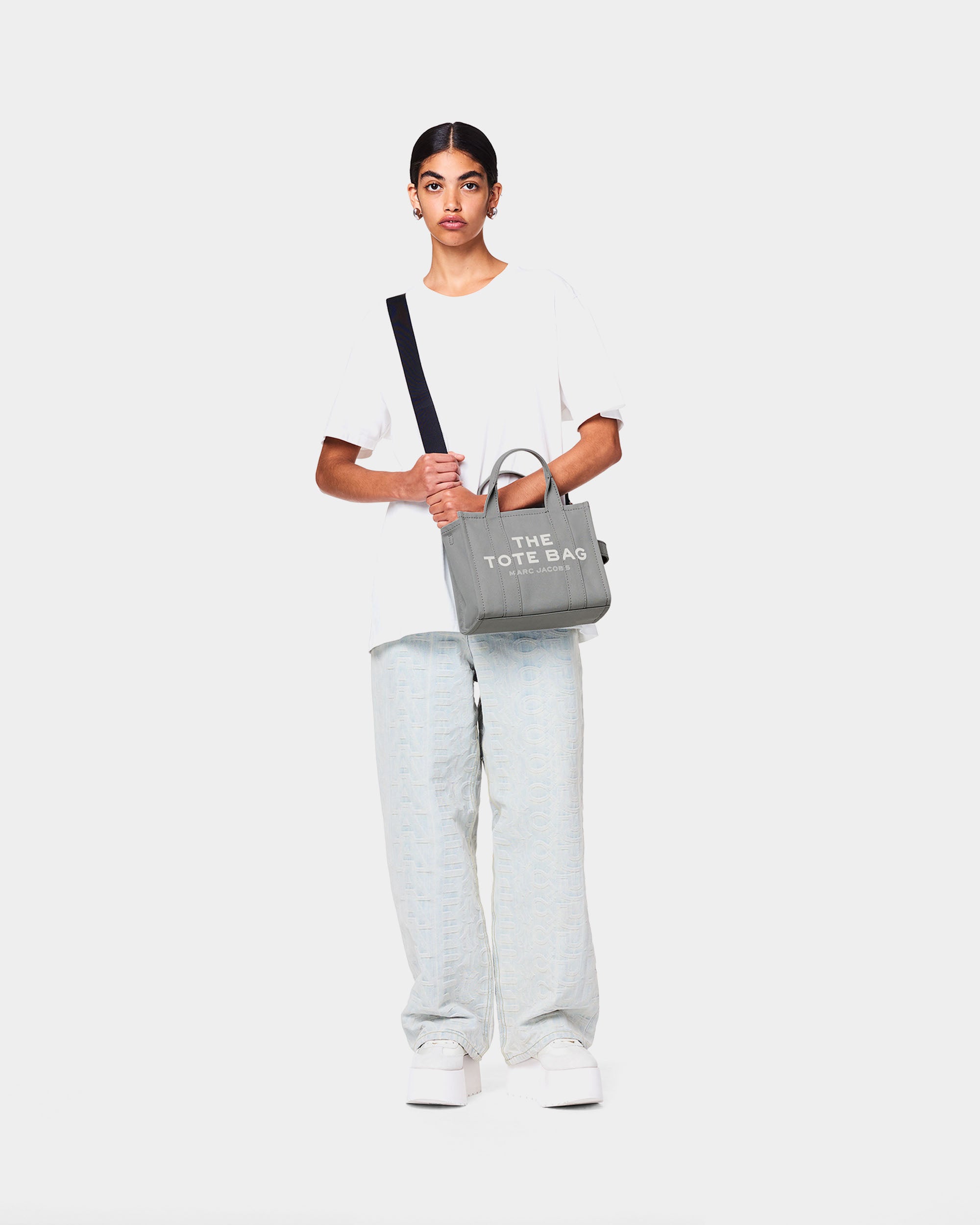 MARC JACOBS 小型經典棉帆布托特包