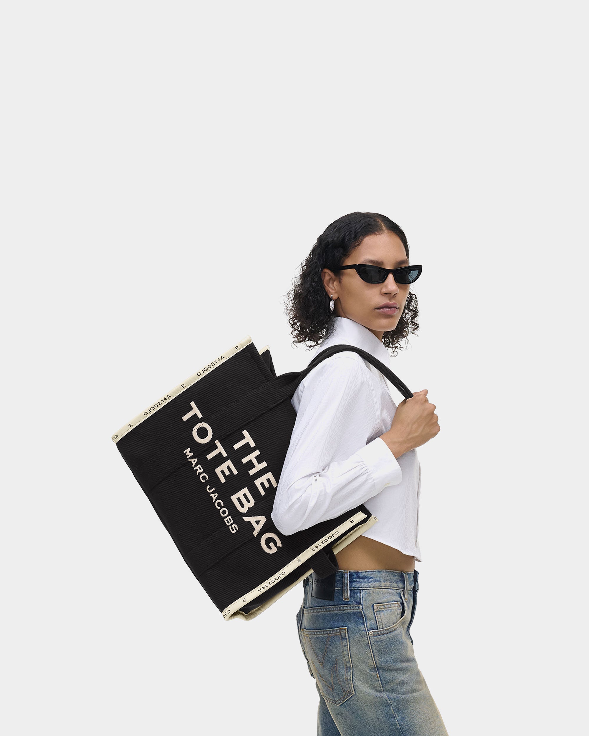 MARC JACOBS THE™ 大型提花織物帆布托特包