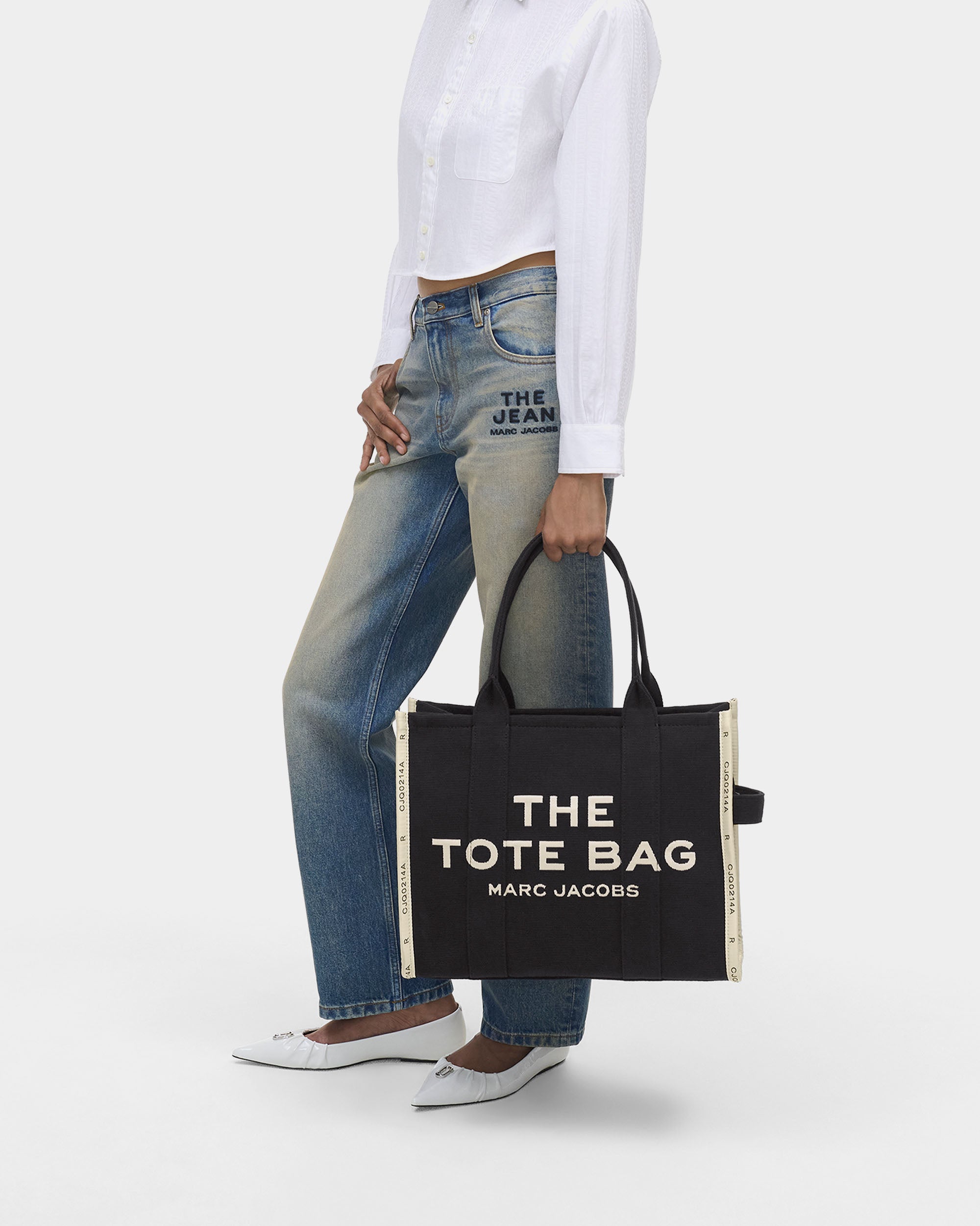 MARC JACOBS THE™ 大型提花織物帆布托特包
