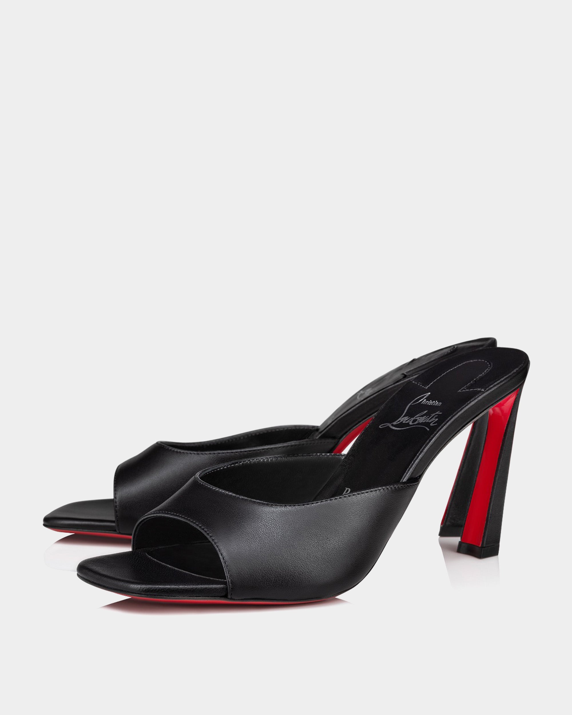 CHRISTIAN LOUBOUTIN 羊皮 85mm 穆勒跟鞋