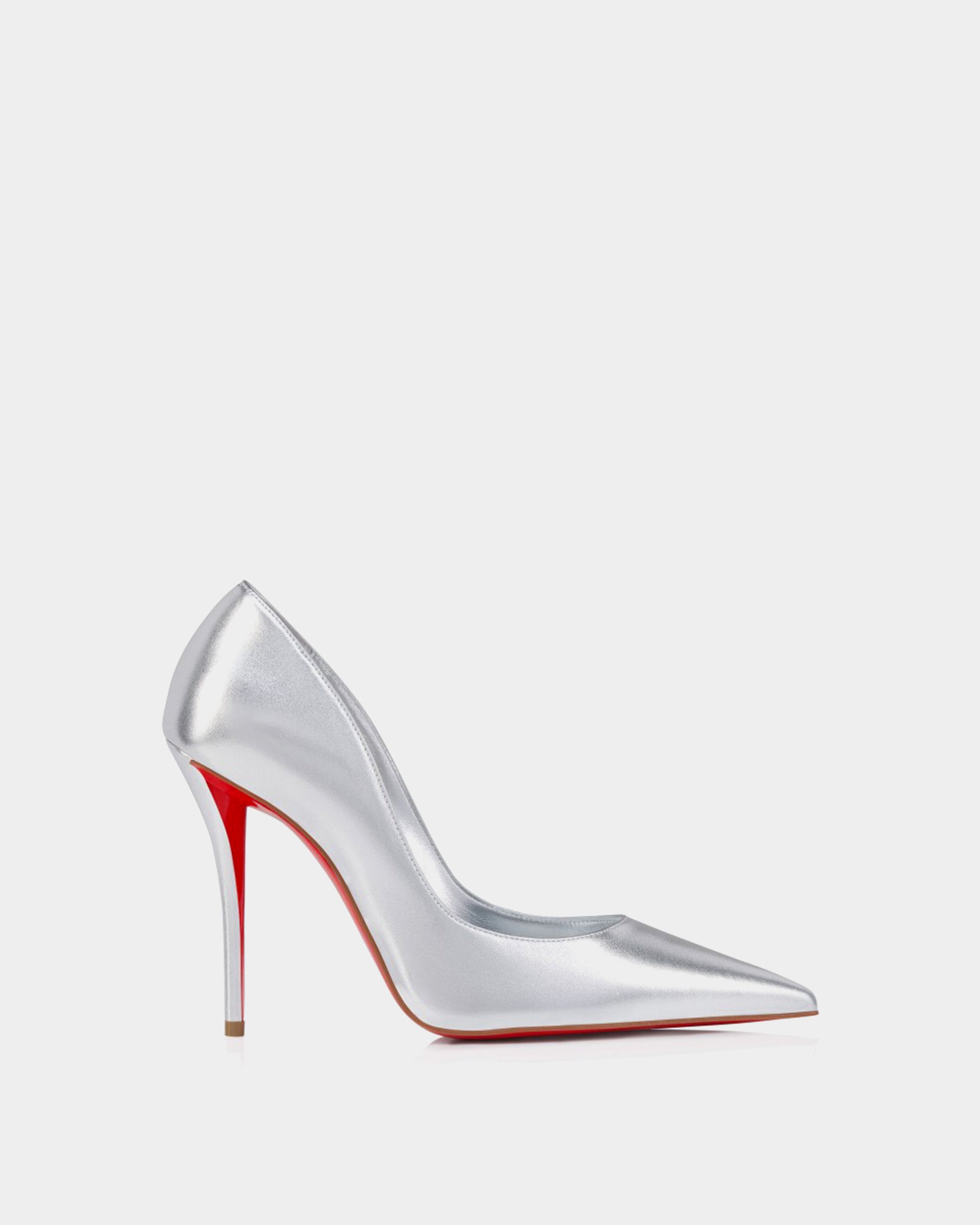 CHRISTIAN LOUBOUTIN 銀色 Miss Z 100mm 高跟鞋