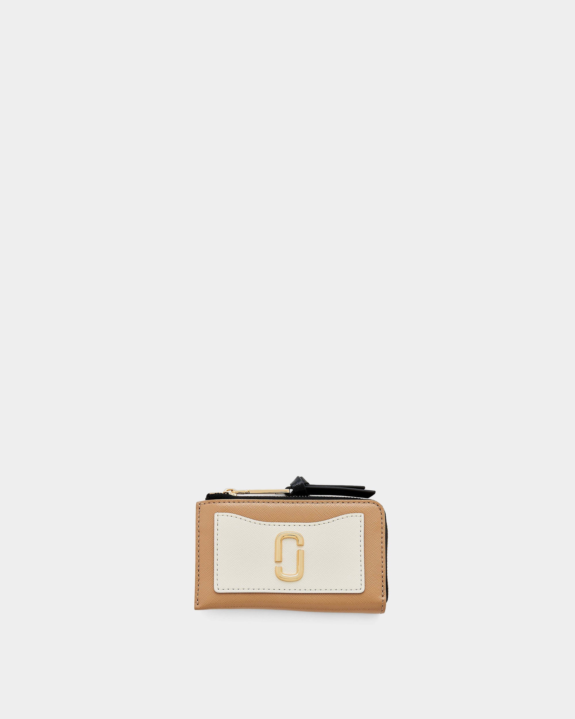 MARC JACOBS Logo 雙色拉鍊錢包