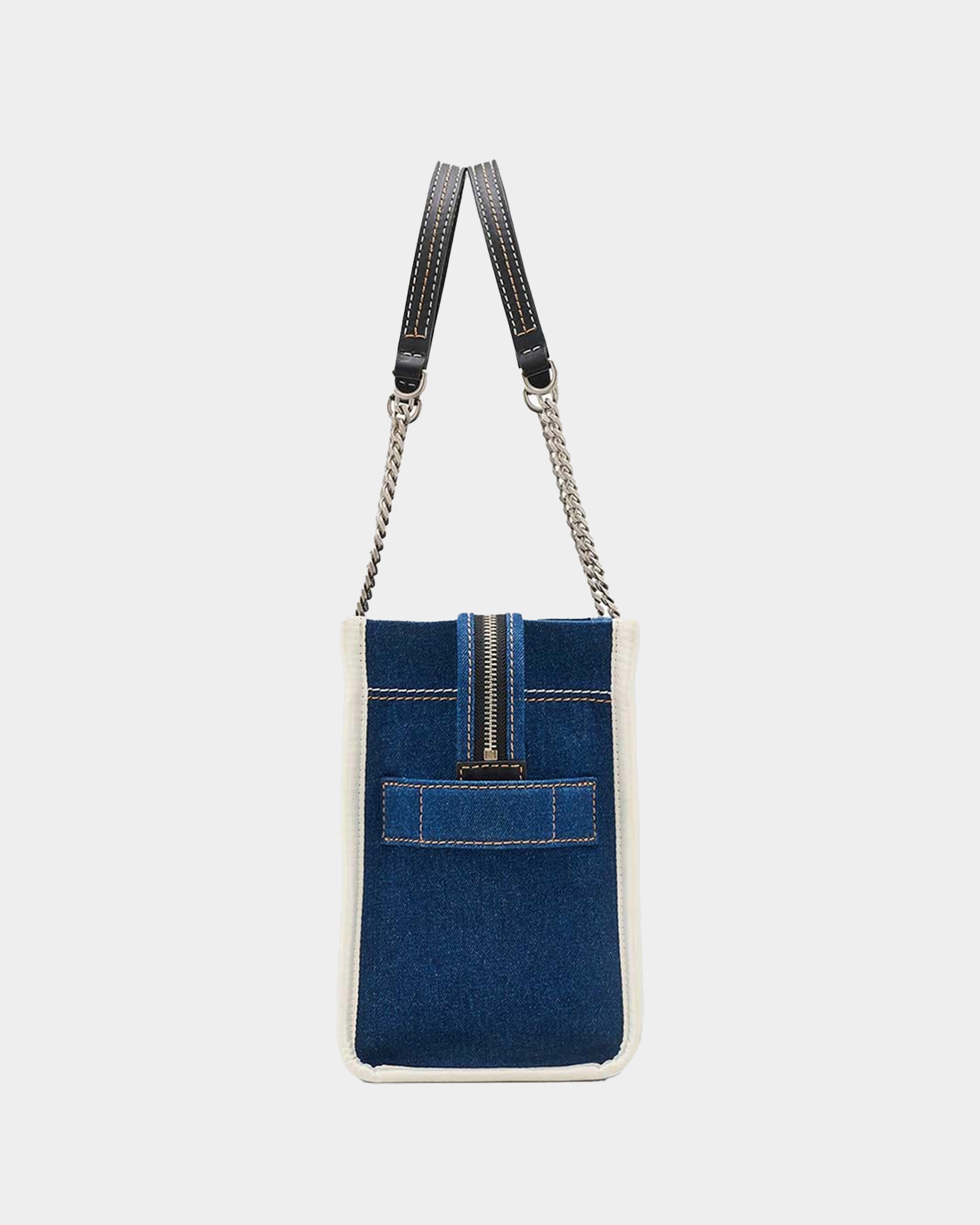 MARC JACOBS 中號丹寧鏈條托特包