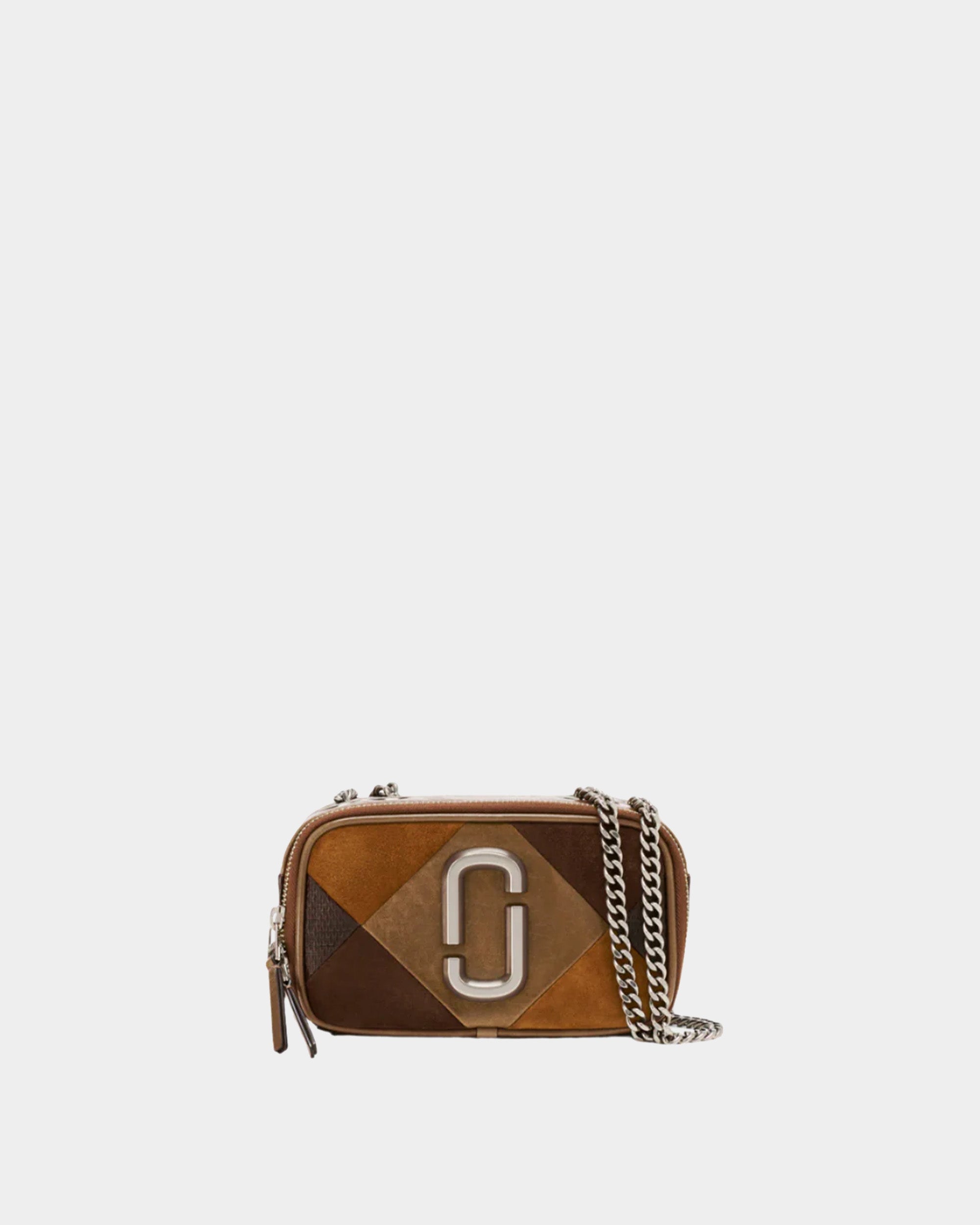MARC JACOBS SOFTSHOT 拼接麂皮斜背包