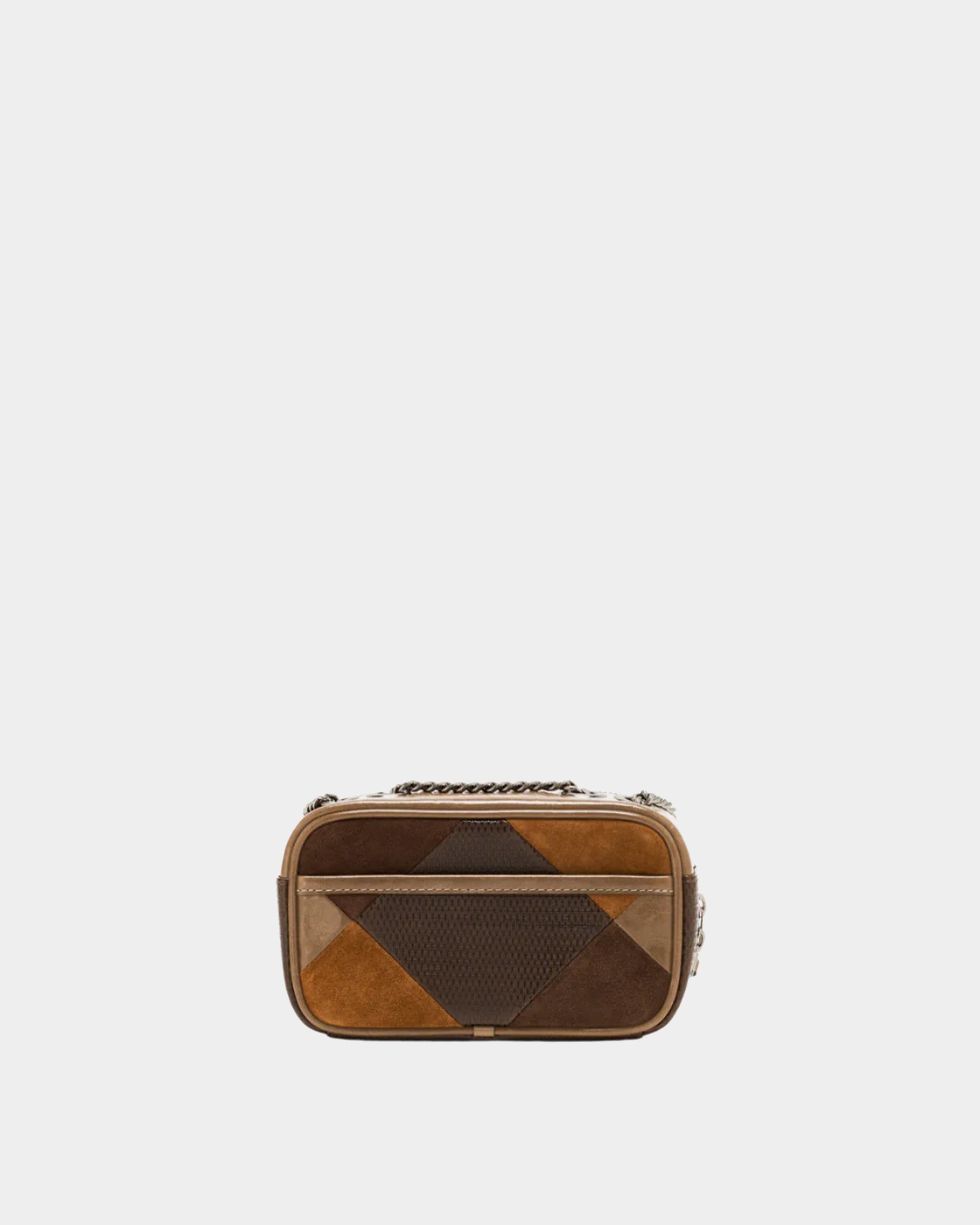 MARC JACOBS SOFTSHOT 拼接麂皮斜背包