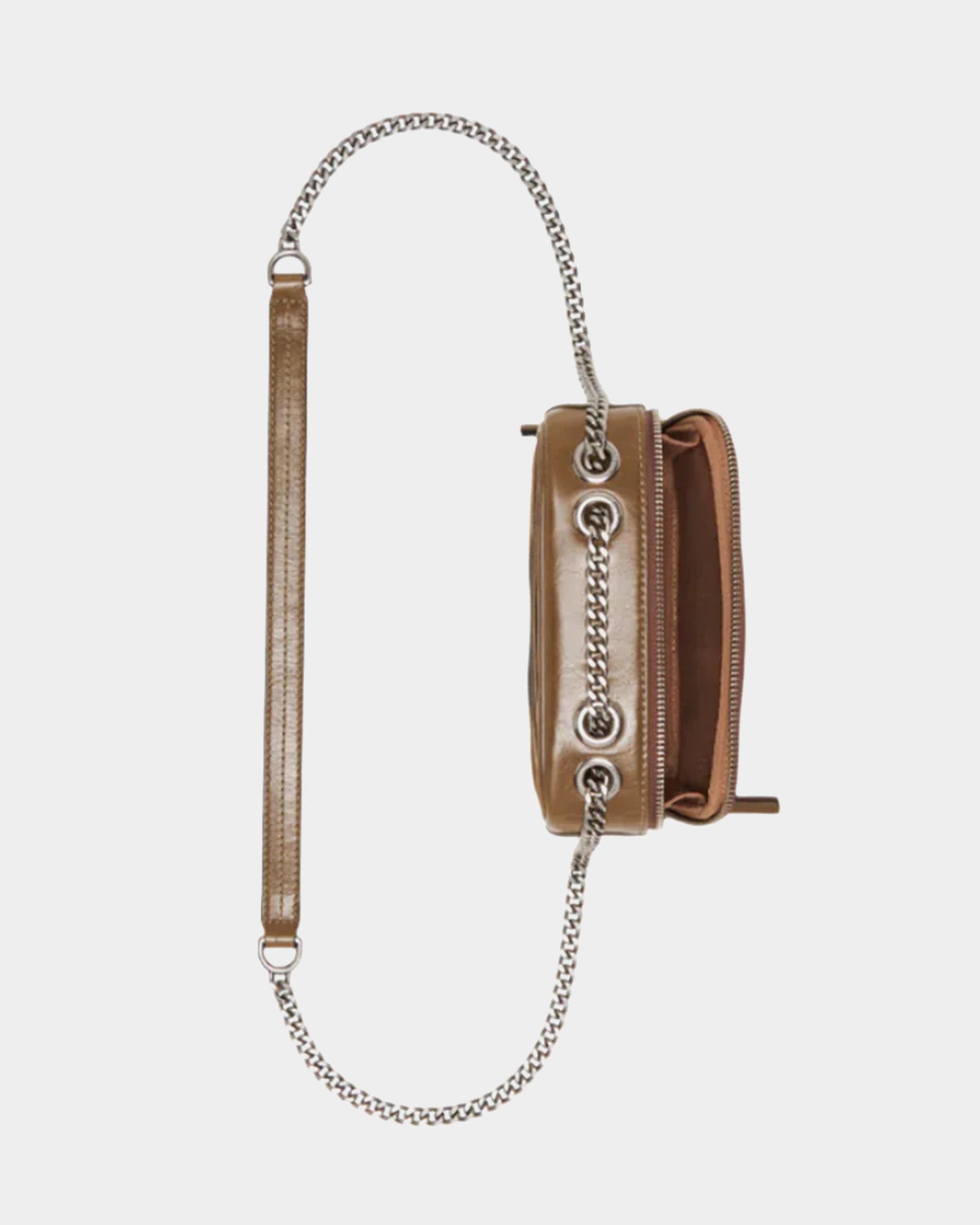 MARC JACOBS SOFTSHOT 拼接麂皮斜背包