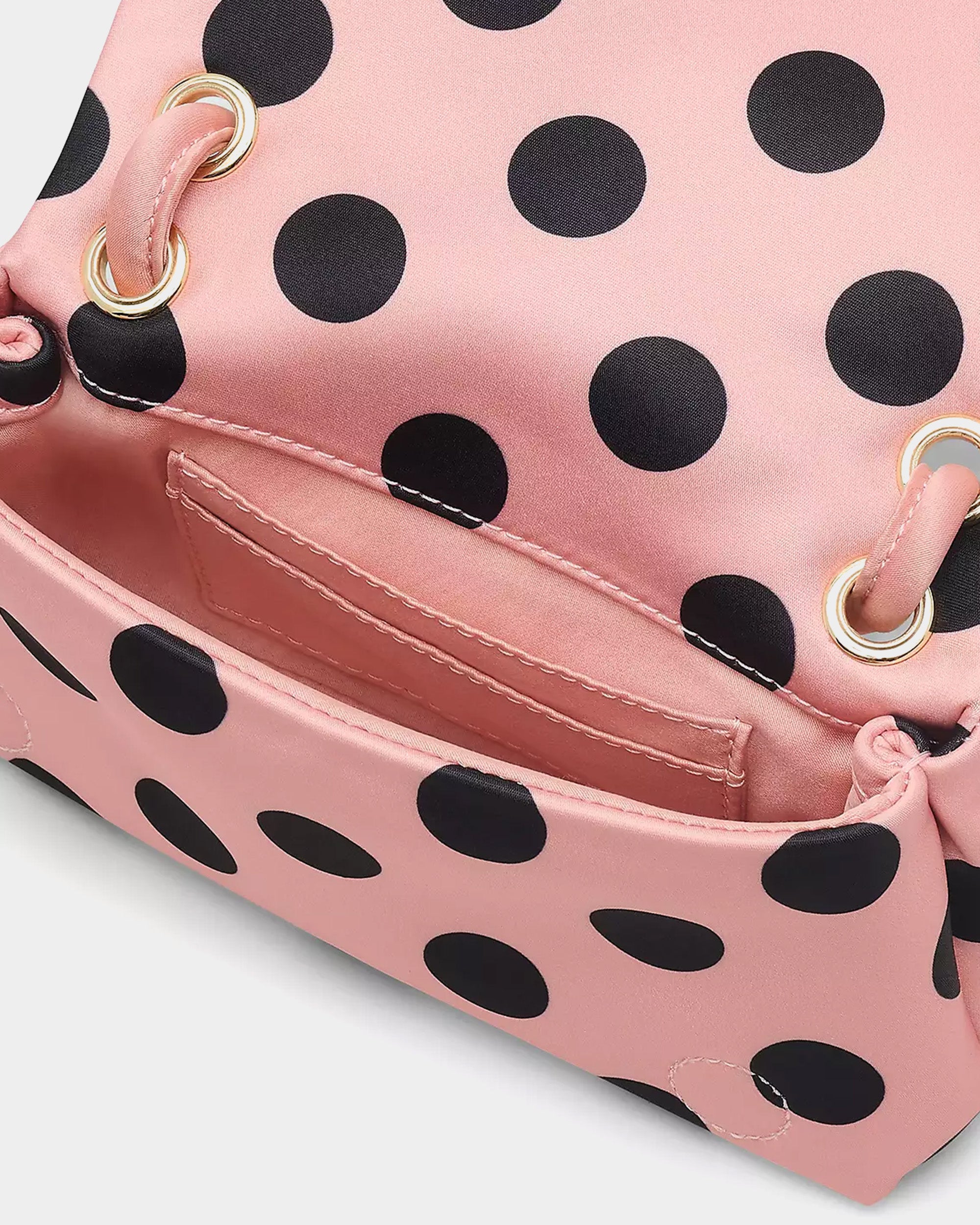 MARC JACOBS 緞面圓點迷你手拿包