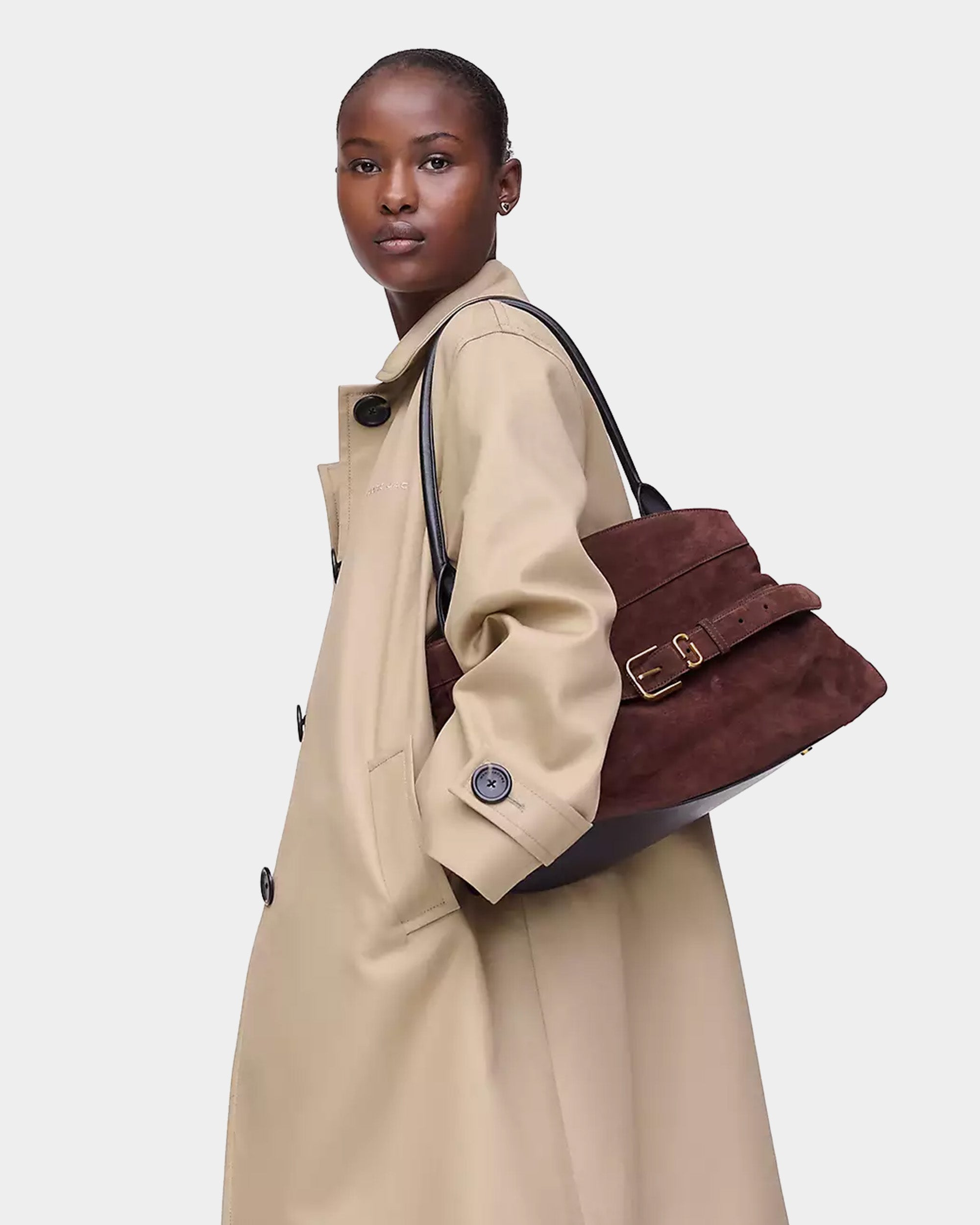 MARC JACOBS SUEDE DAKOTA 都會麂皮包 - 2款色可選