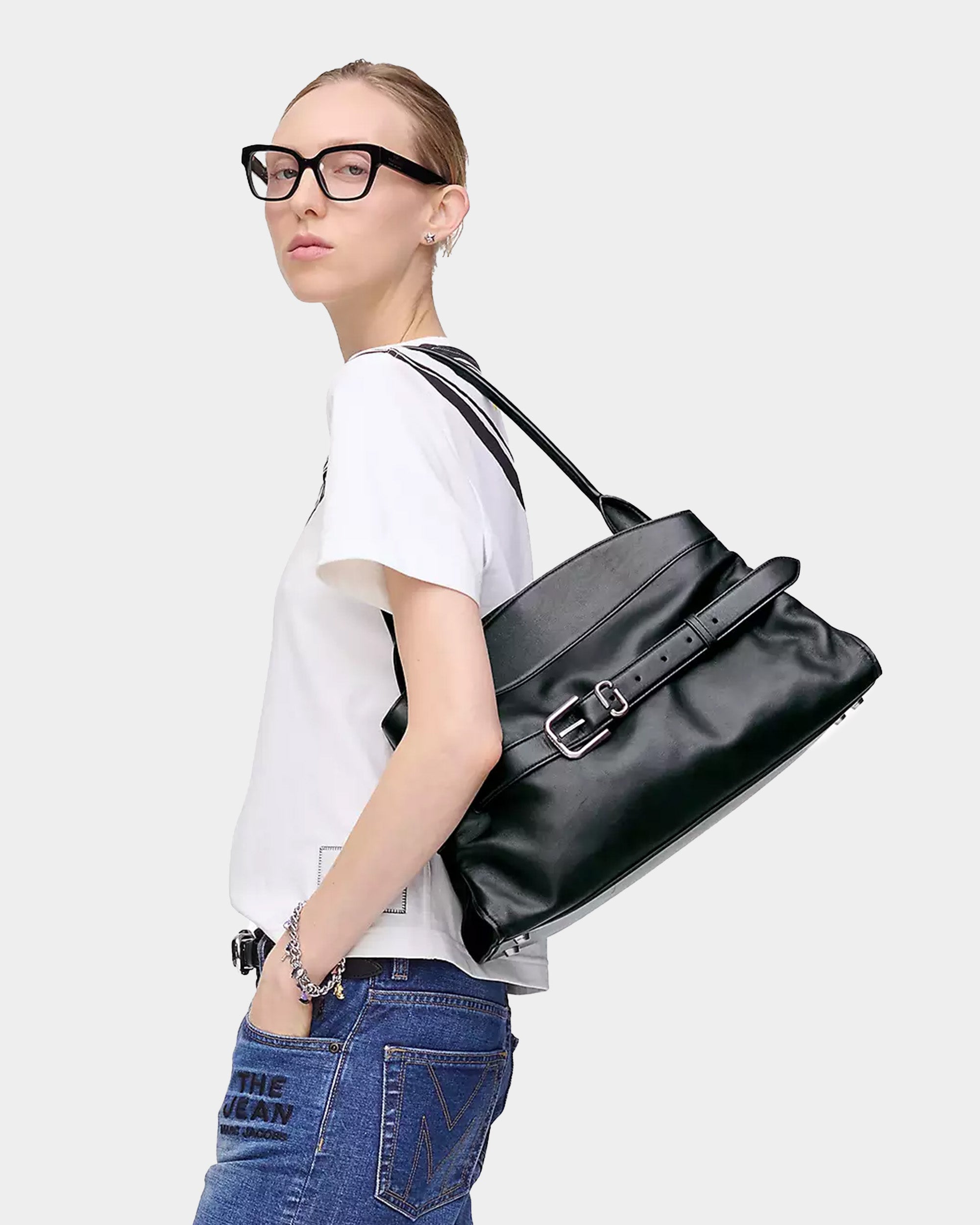MARC JACOBS SUEDE DAKOTA 都會皮革包