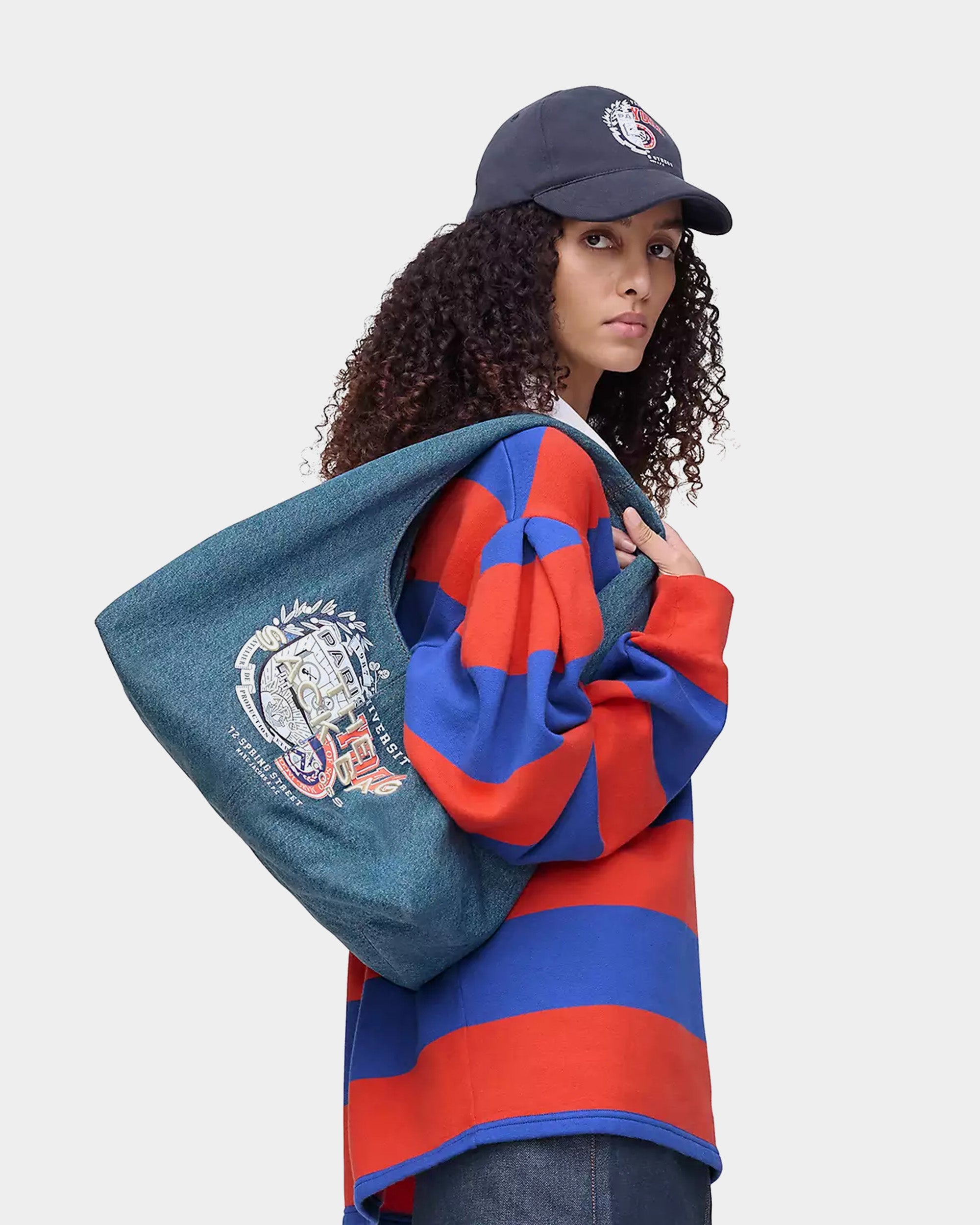 A.P.C. x MARC JACOBS 聯名限量 牛仔 Sack 包