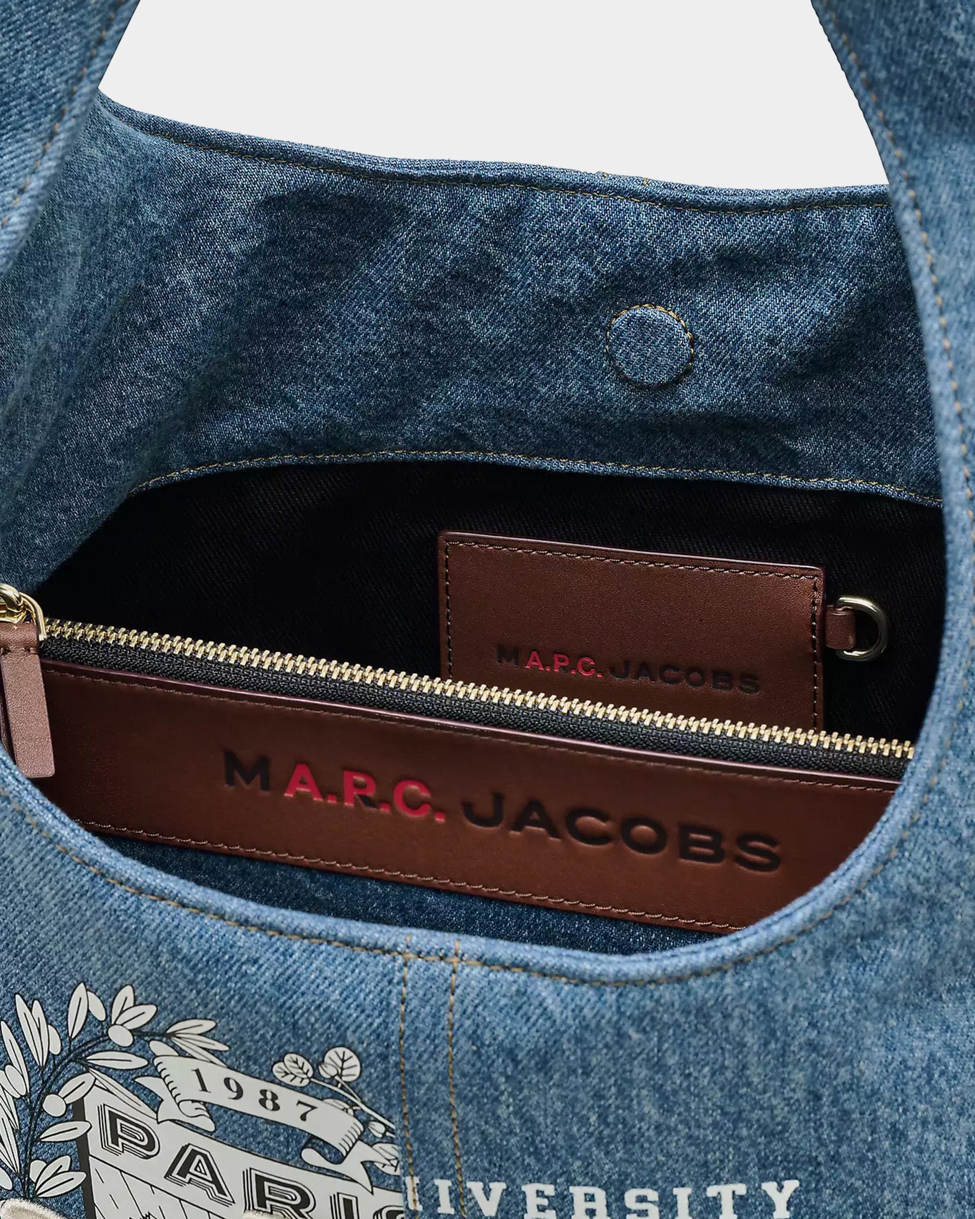 A.P.C. x MARC JACOBS 聯名限量 牛仔 Sack 包